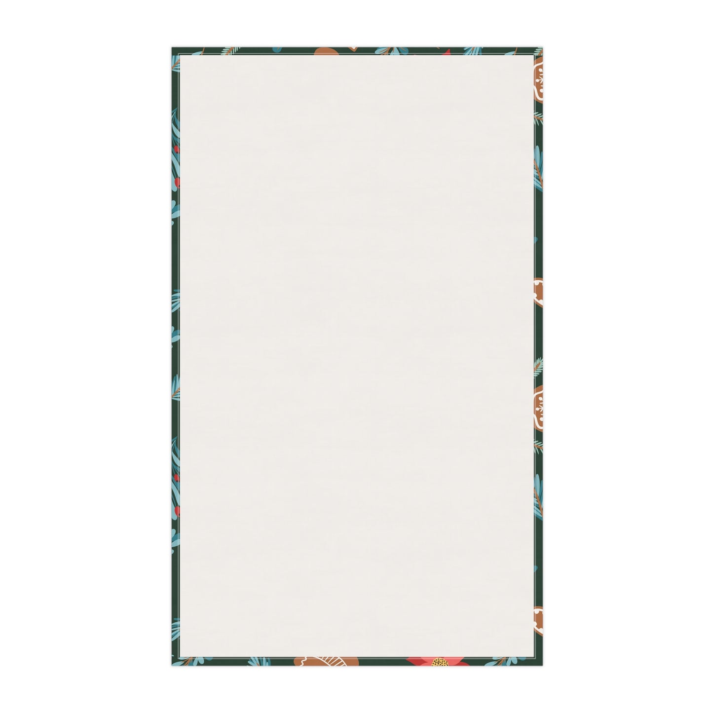 English Alt Text: "Fantasiapiparit / Gingerbread Fantasy Kitchen Towel - Keep Your Kitchen Cheerful - Designed in Turku, Finland by Print N Stuff." Finnish Alt Text: "Fantasiapiparit / Gingerbread Fantasy Keittiöpyyhe - Pidä keittiösi iloisena - Suunniteltu Turussa, Suomessa Print N Stuffin toimesta."