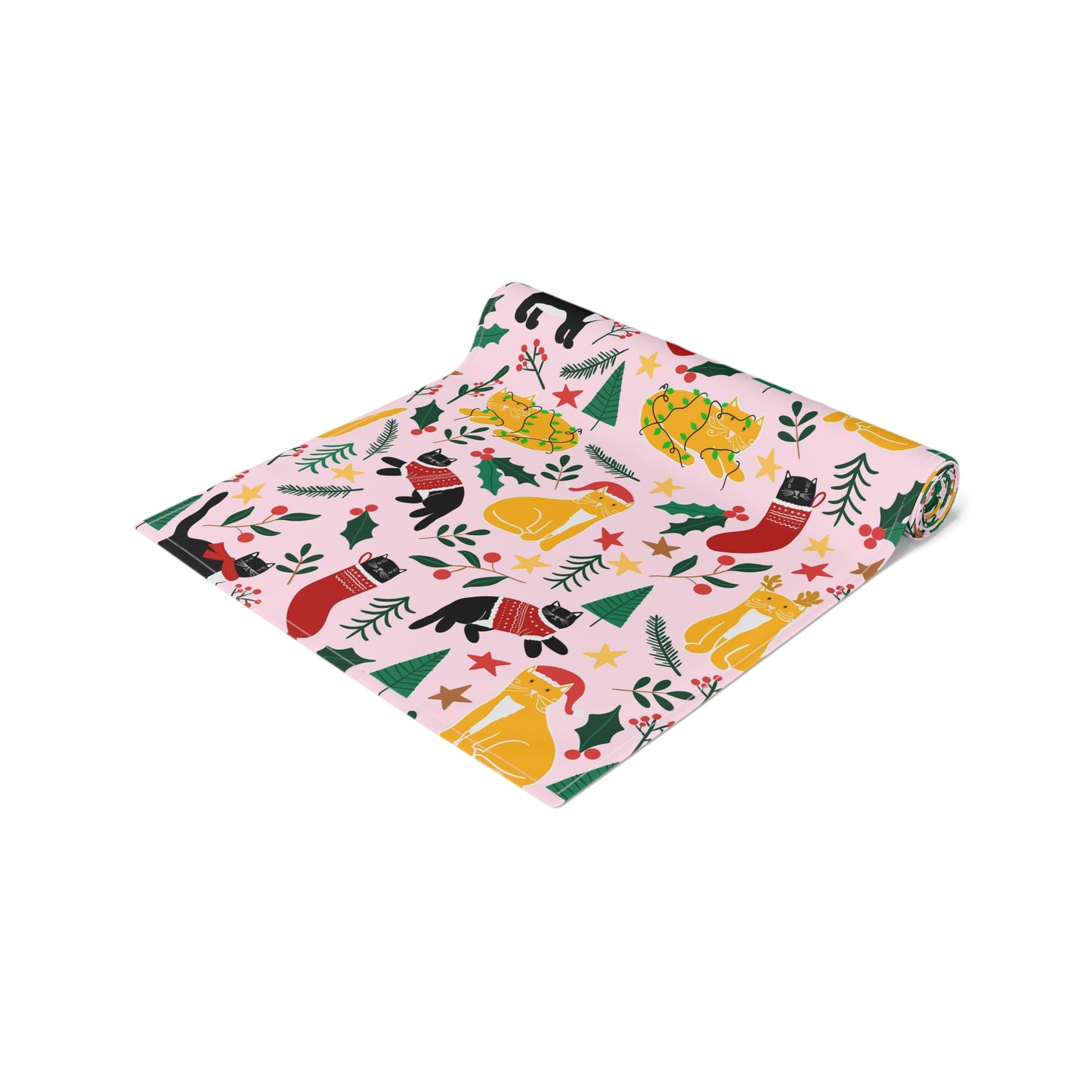 Table Runner - Joulukissat / Christmas Cats