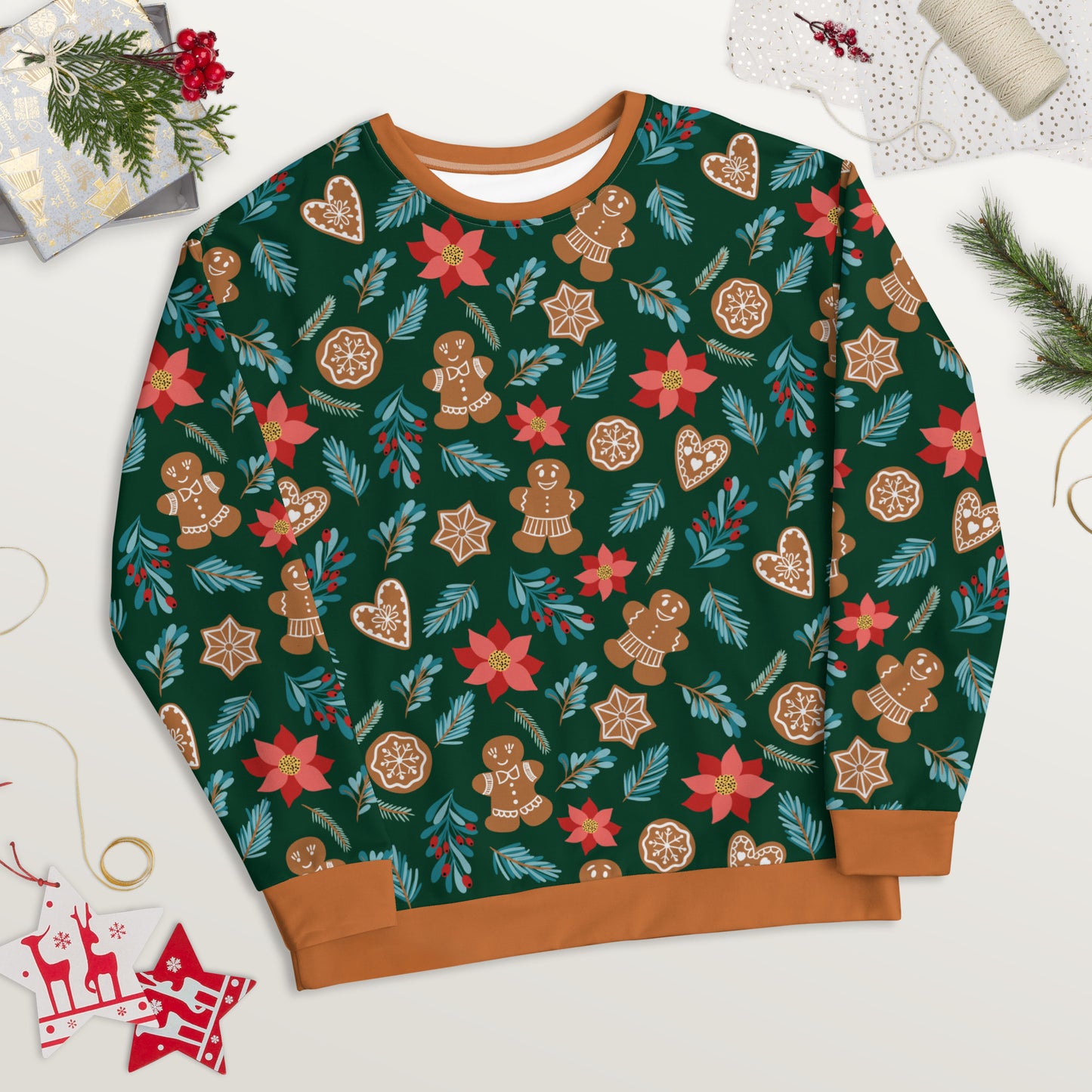 Sweatshirt - Fantasiapiparit / Gingerbread Fantasy