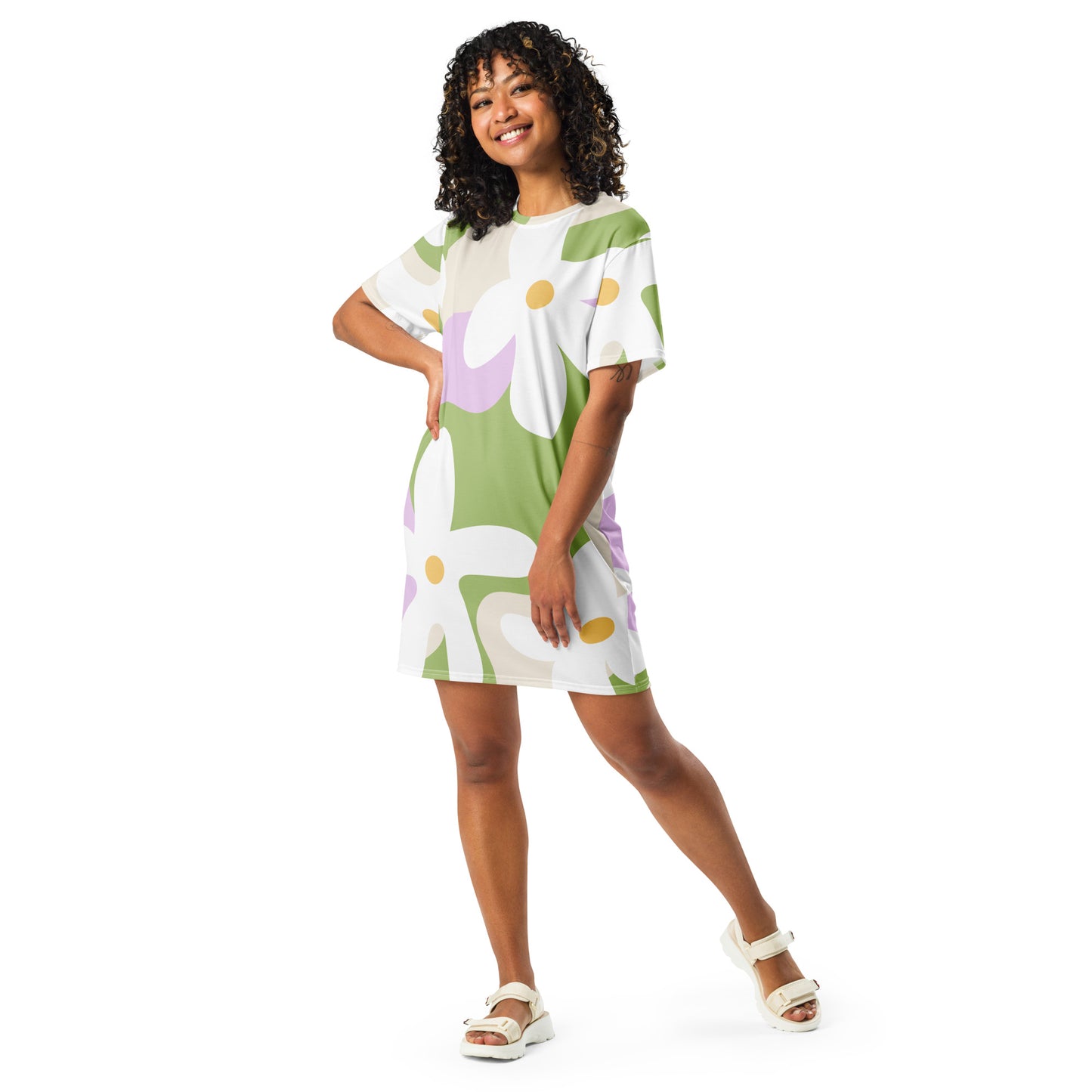 T-shirt dress - Petal Dance