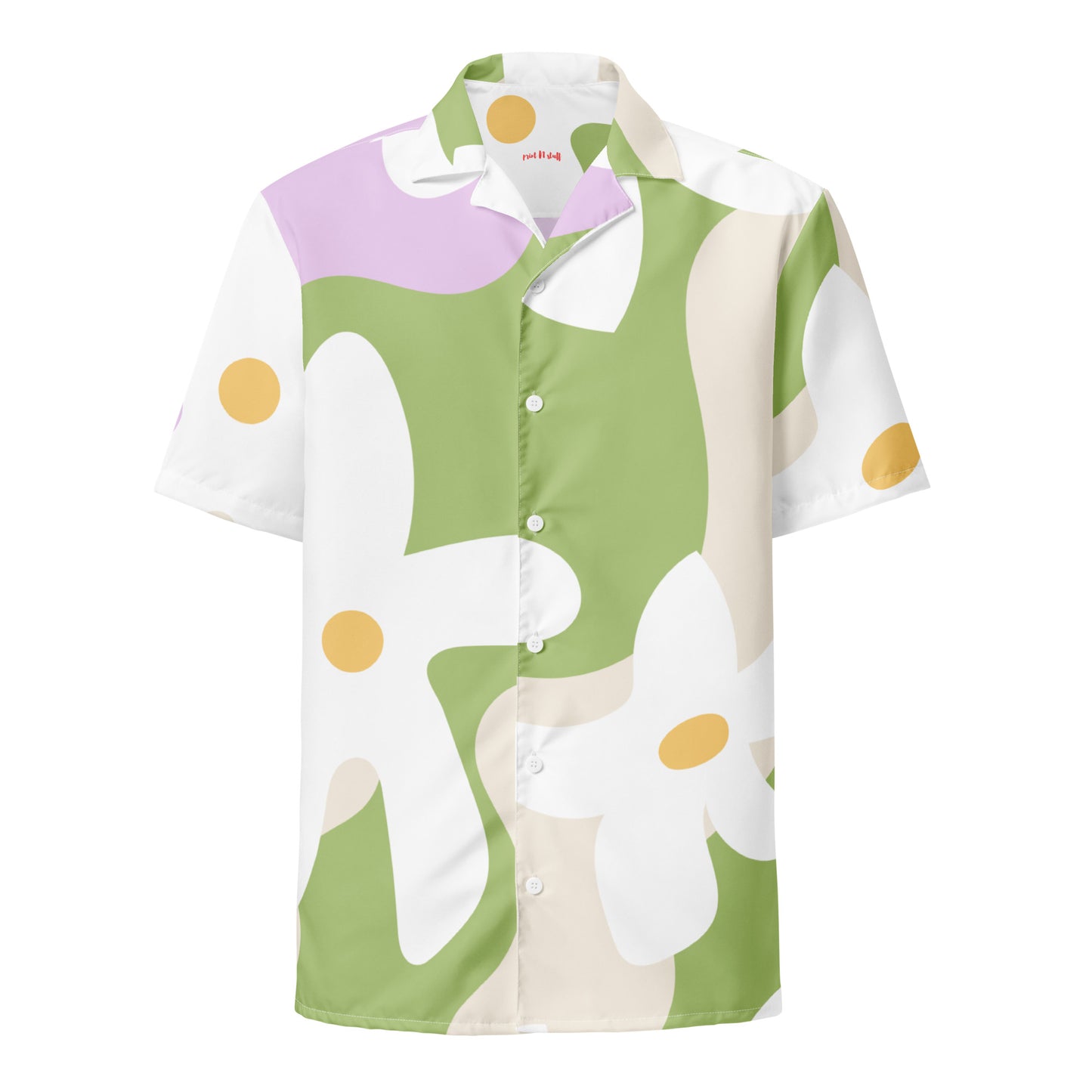 Button down shirt unisex fit - Petal Dance