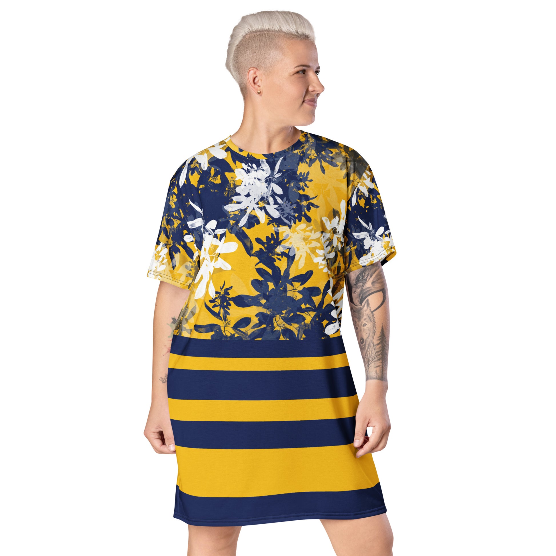 Summer day - T-shirt dress - T-Shirt Dress- Print N Stuff - [designed in Turku FInland]