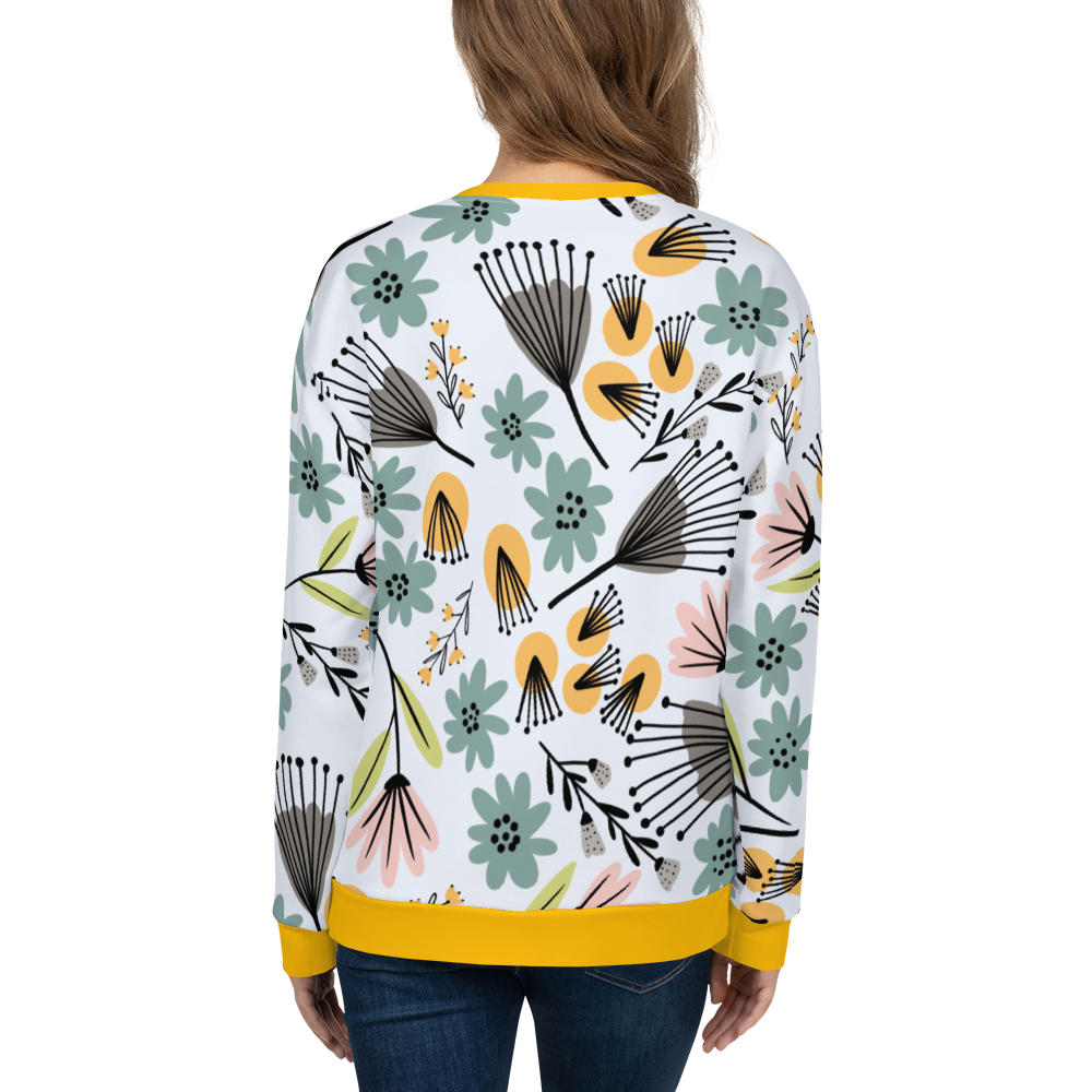 Summer Flowers - Unisex Sweatshirt - Long Sleeve- Print N Stuff - [designed in Turku FInland]