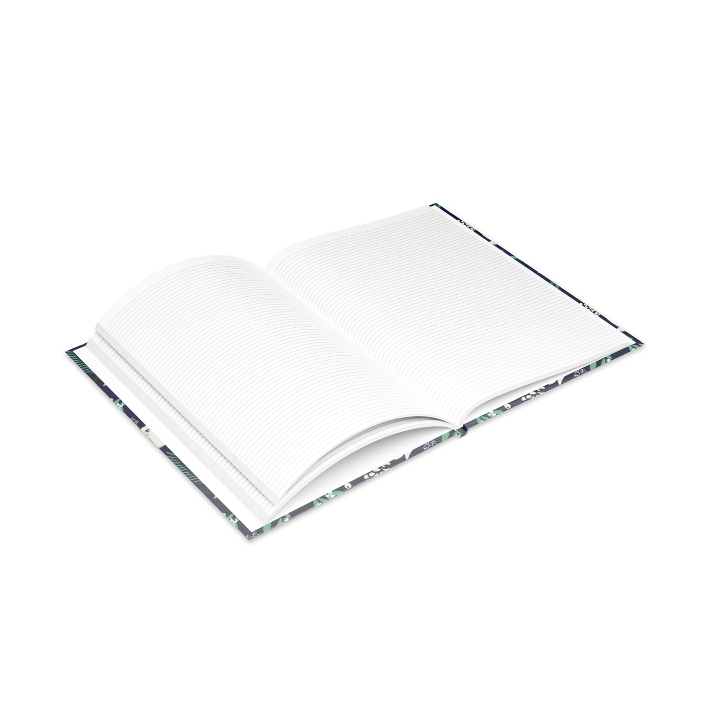Hardcover Notebook with Puffy Covers - Metsäjanis / Polar Bunny