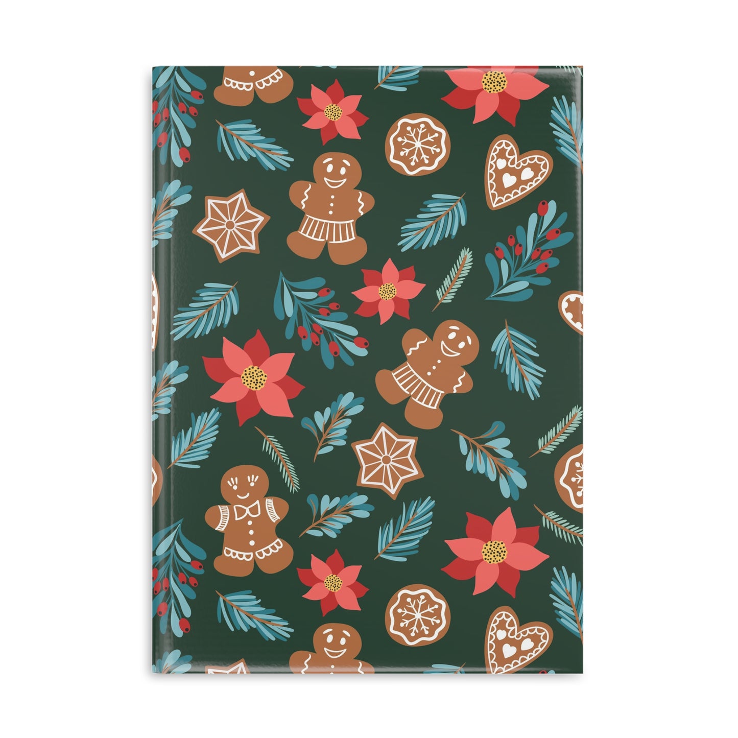 Hardcover Notebook - Fantasiapiparit / Gingerbread Fantasy - Notebooks- Print N Stuff - [designed in Turku Finland]