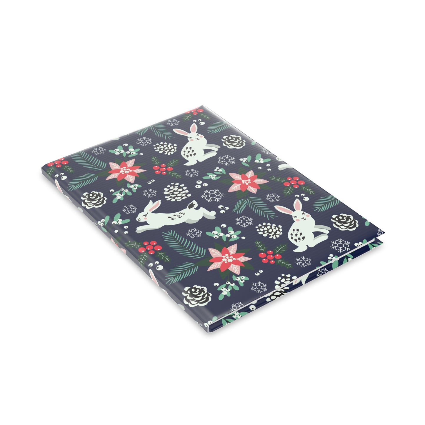 Hardcover Notebook with Puffy Covers - Metsäjanis / Polar Bunny