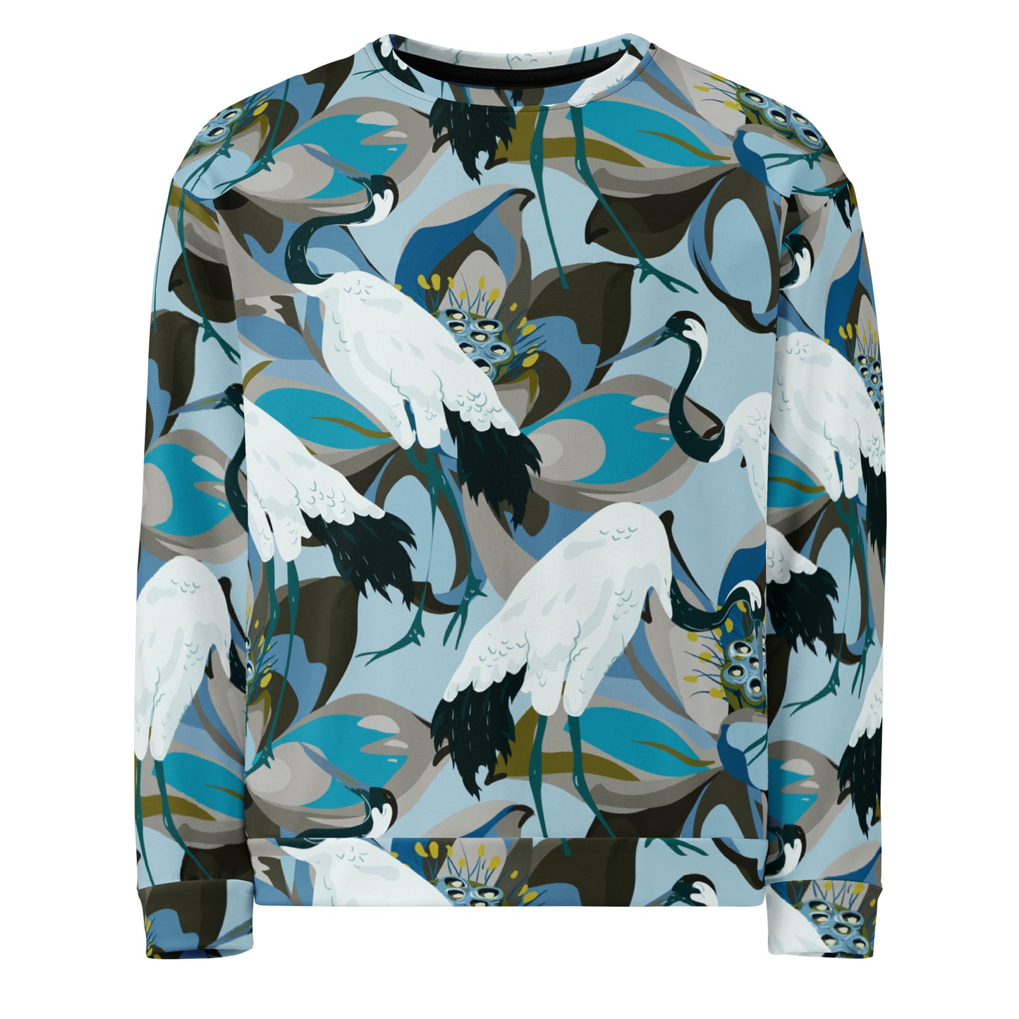 Kurki cranes sweatshirt print n stuff turku finland