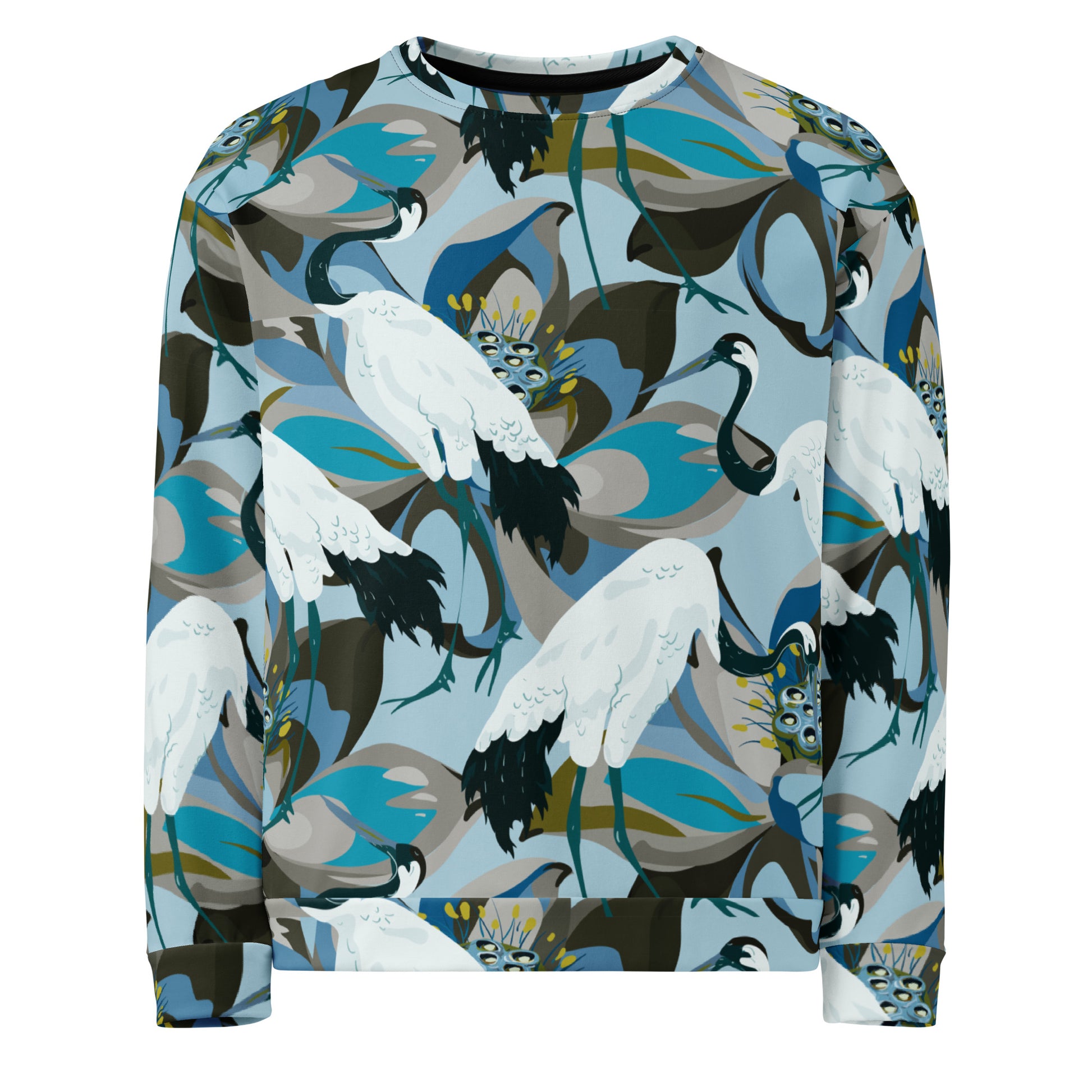 Kurki cranes sweatshirt print n stuff turku finland