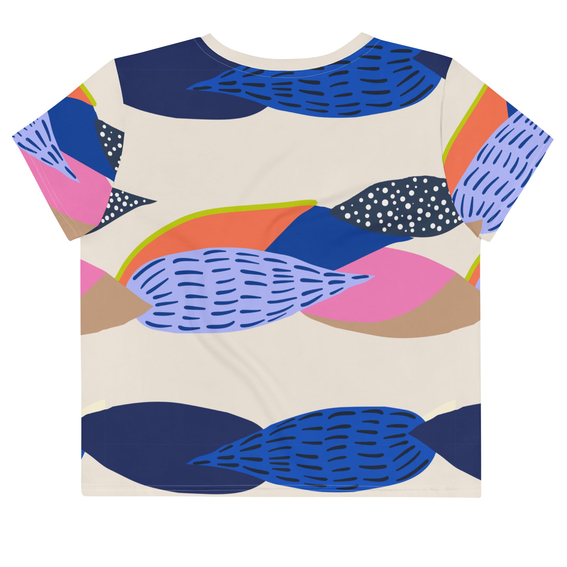 Merilevä - Cropped T-shirt - Shirts & Tops- Print N Stuff - [designed in Turku Finland]