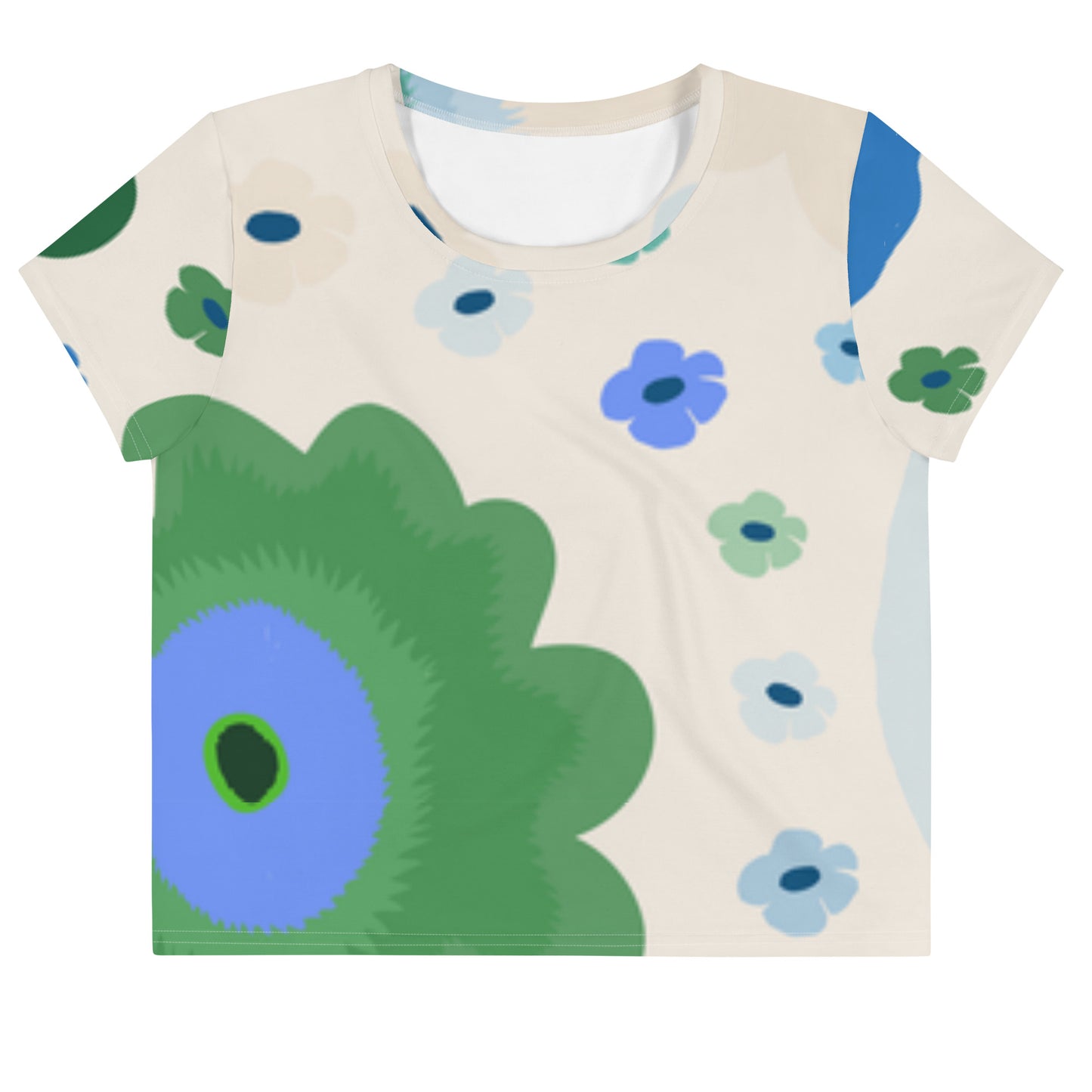 Kevät - Crop Tee - Shirts & Tops- Print N Stuff - [designed in Turku Finland]