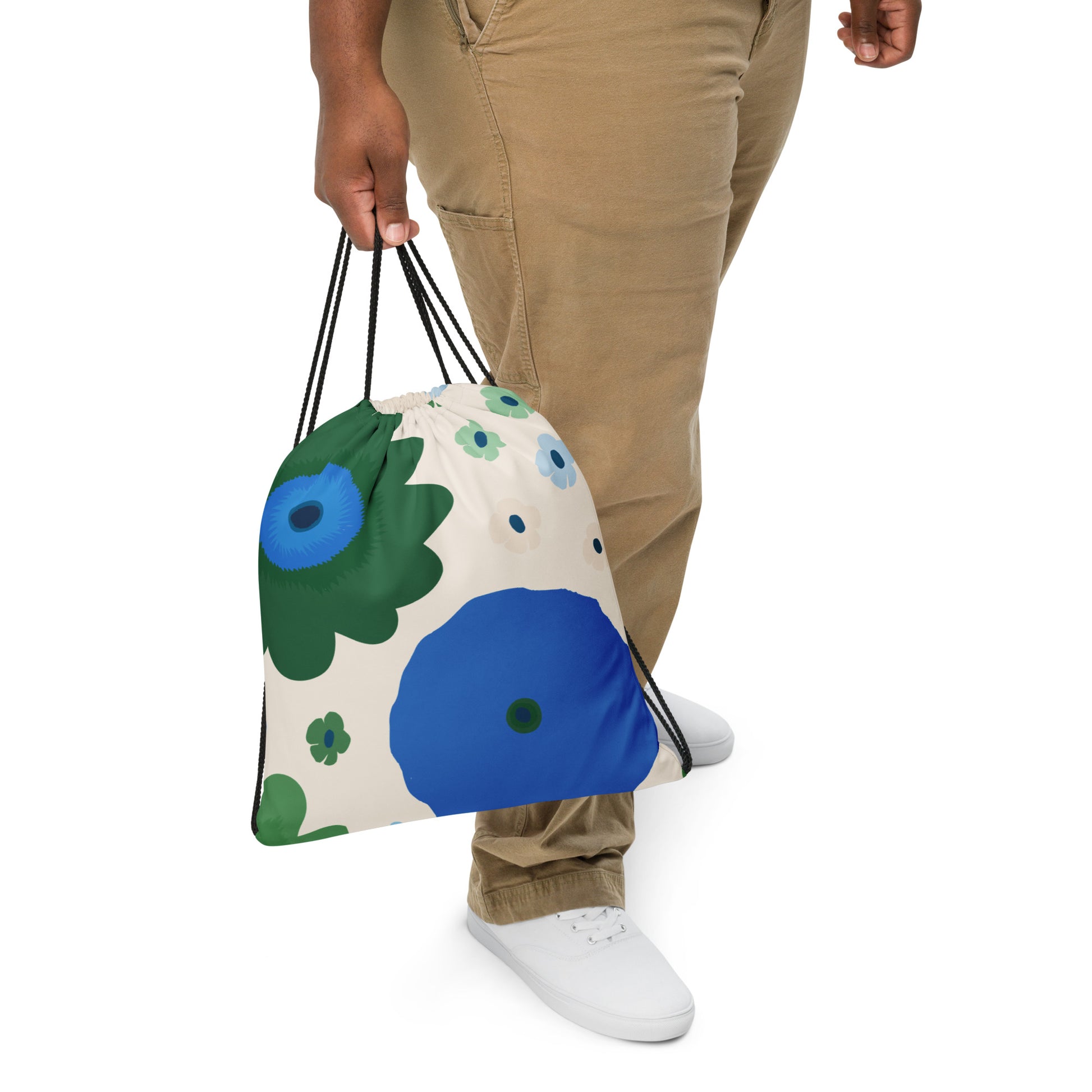 Kevät - Drawstring bag - Drawstring Bags- Print N Stuff - [designed in Turku Finland]