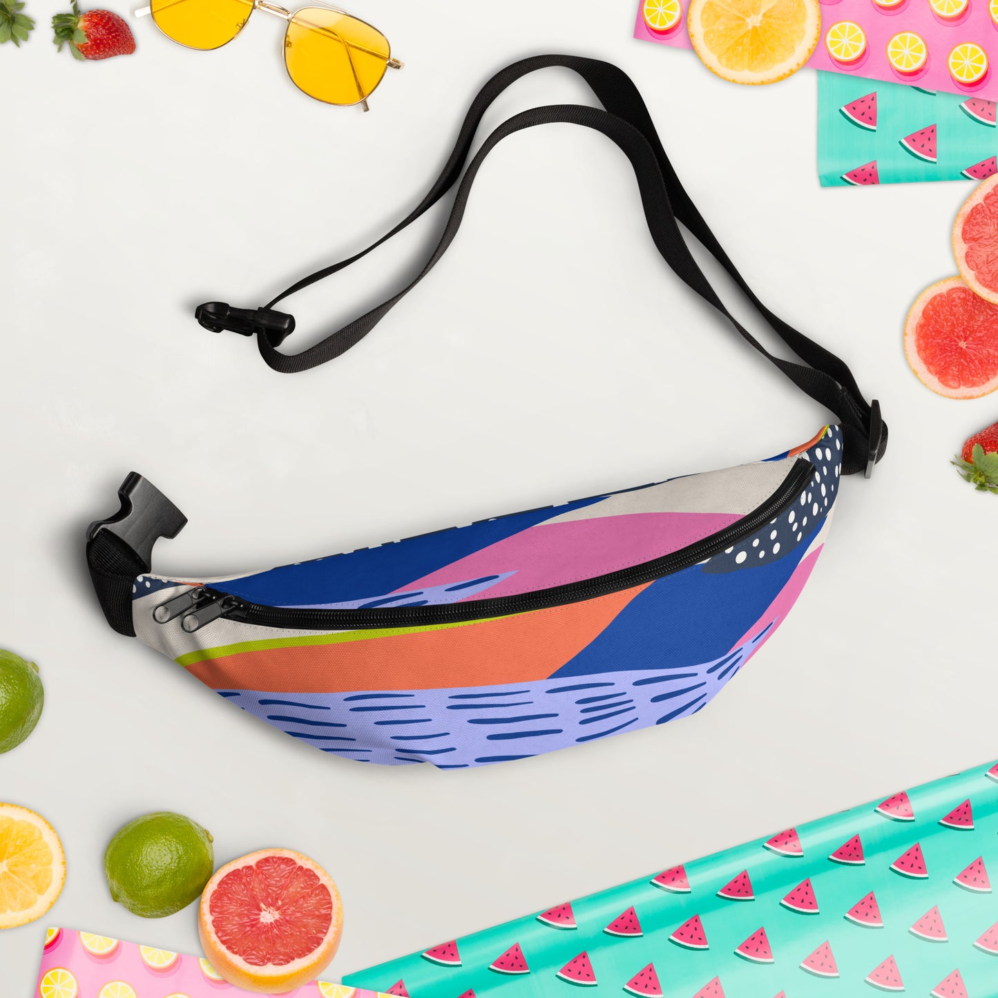 Merilevä - Fanny Pack - Fanny Packs- Print N Stuff - [designed in Turku Finland]