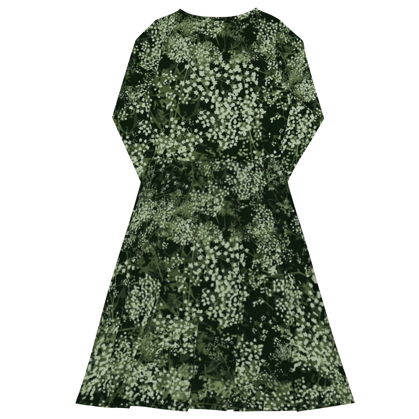Valkovuokko -  Long sleeve casual dress with pockets - Dresses- Print N Stuff - [designed in Turku Finland]