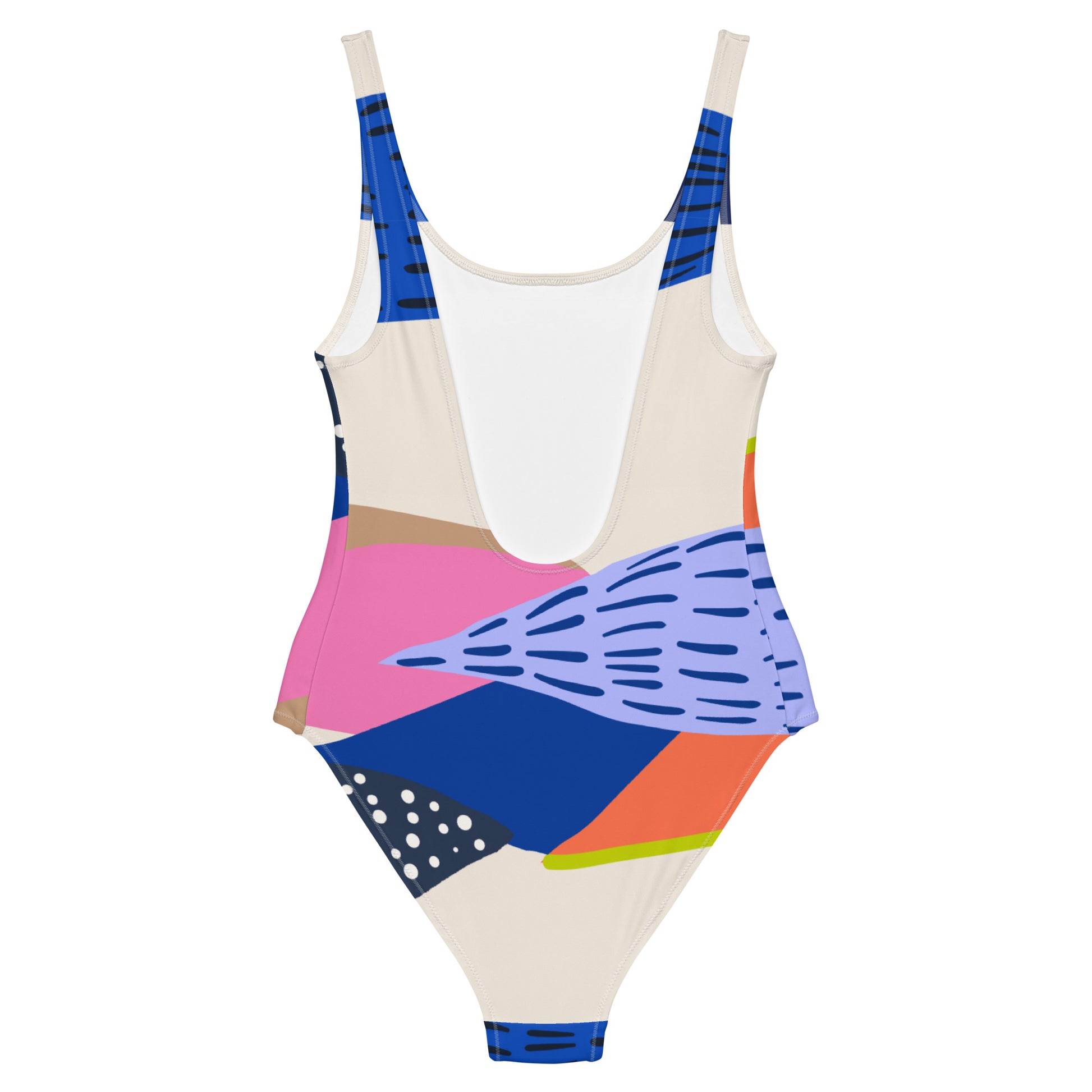 Merilevä - One-Piece Swimsuit - Swimwear- Print N Stuff - [designed in Turku Finland]