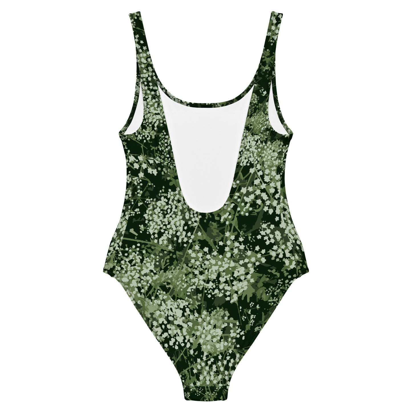 Valkovuokko - One-Piece Swimsuit - Swimwear- Print N Stuff - [designed in Turku Finland]