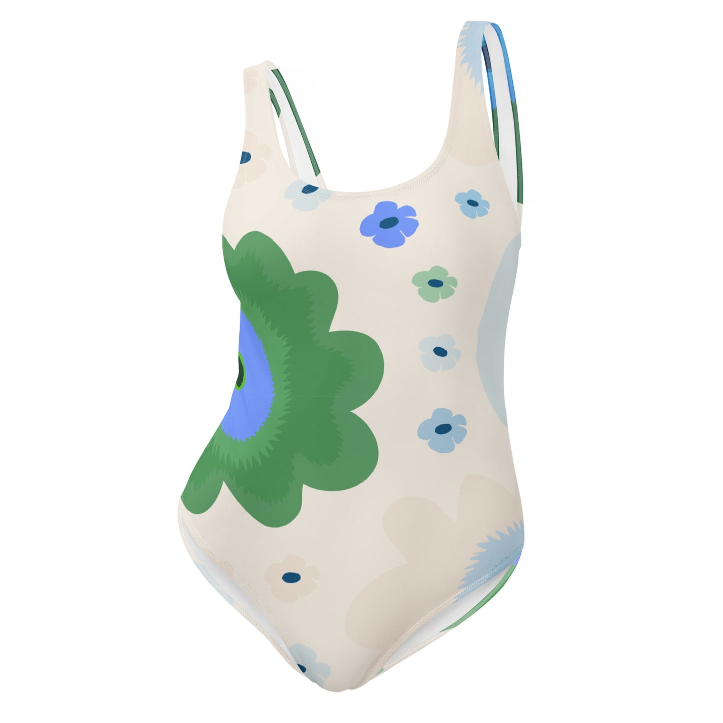 Kevät - One-Piece Swimsuit - Swimwear- Print N Stuff - [designed in Turku Finland]