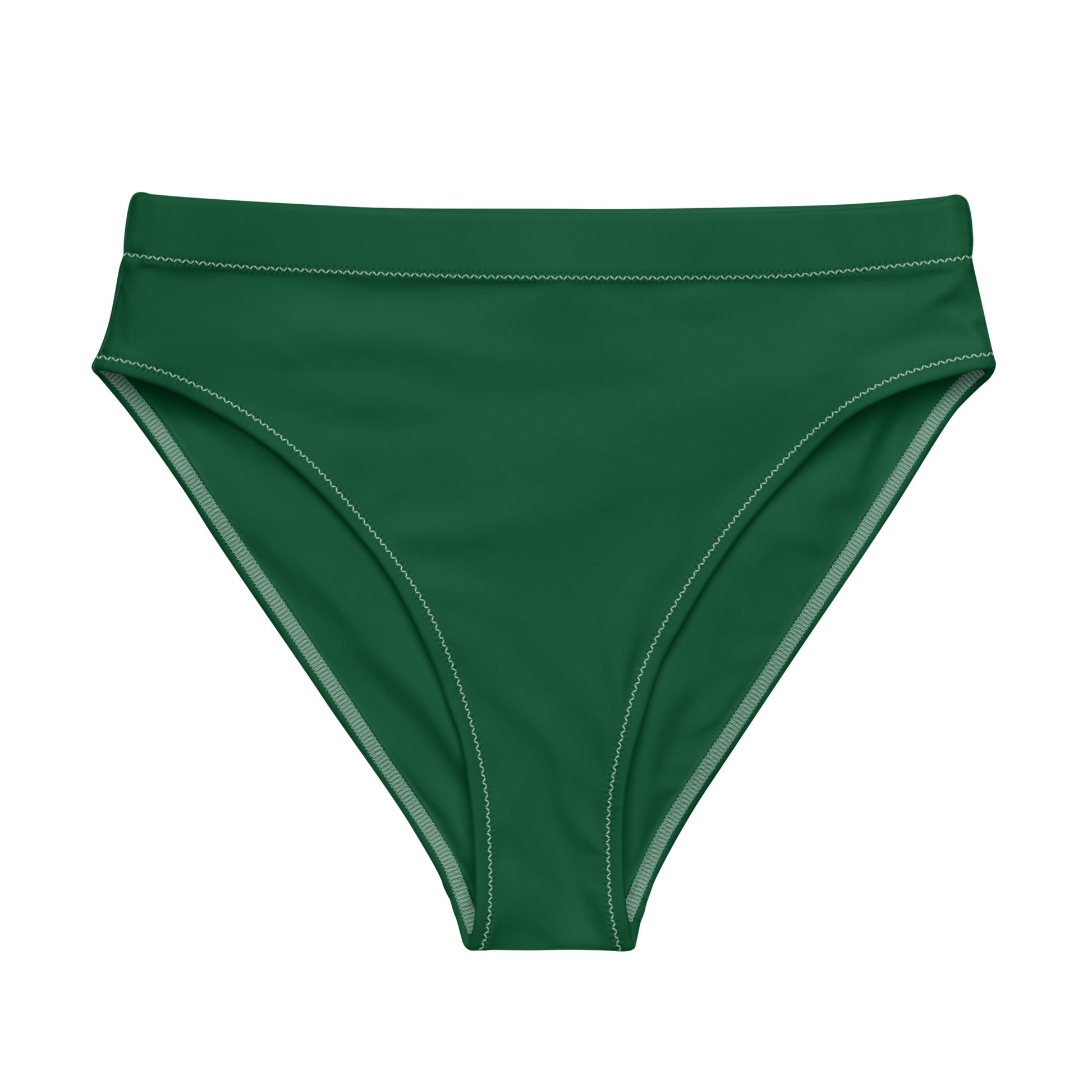 Metsä (Forest) - Recycled high-waisted bikini bottom - Swimwear- Print N Stuff - [designed in Turku Finland]