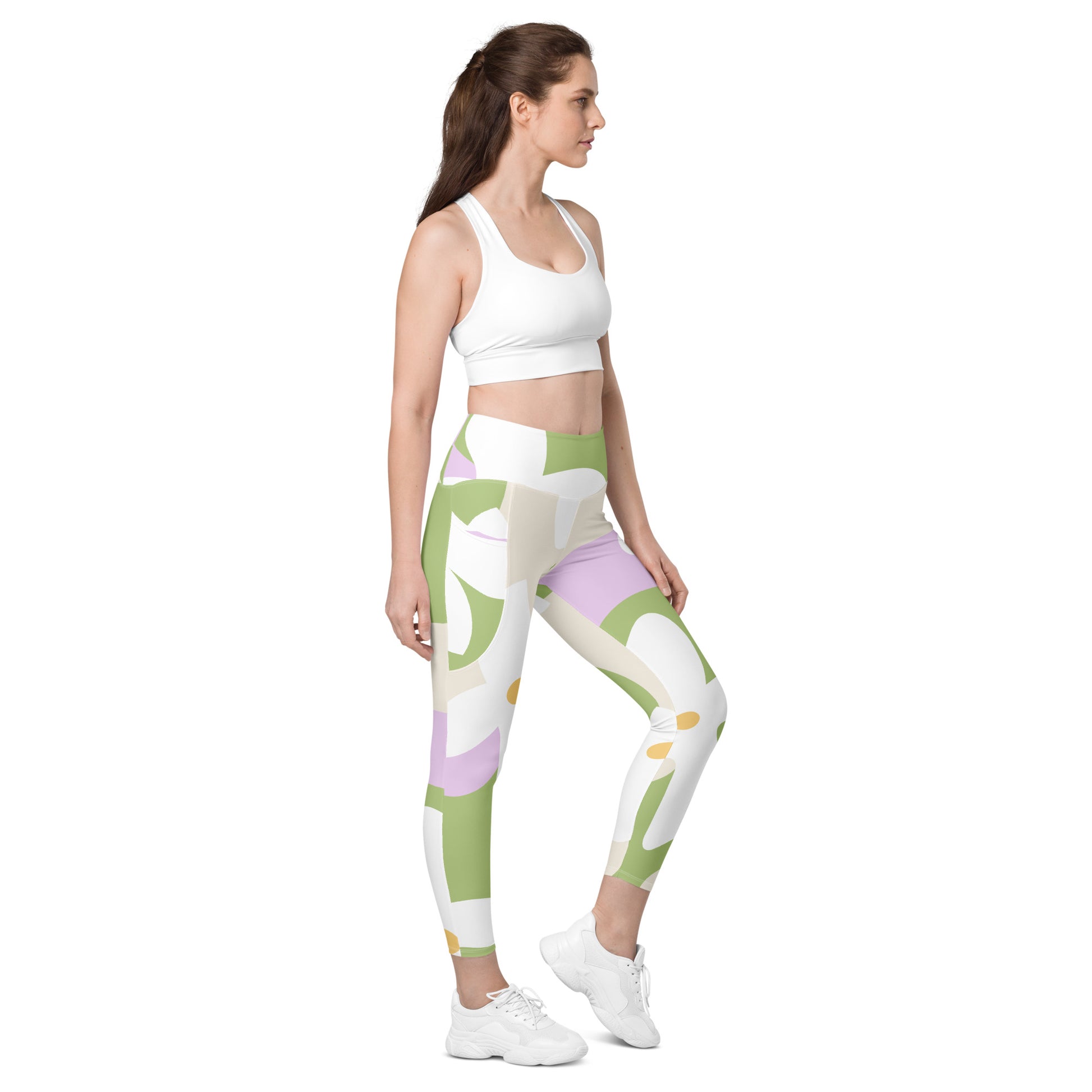 Petal Dance - Yoga leggings with pockets Print N Stuff