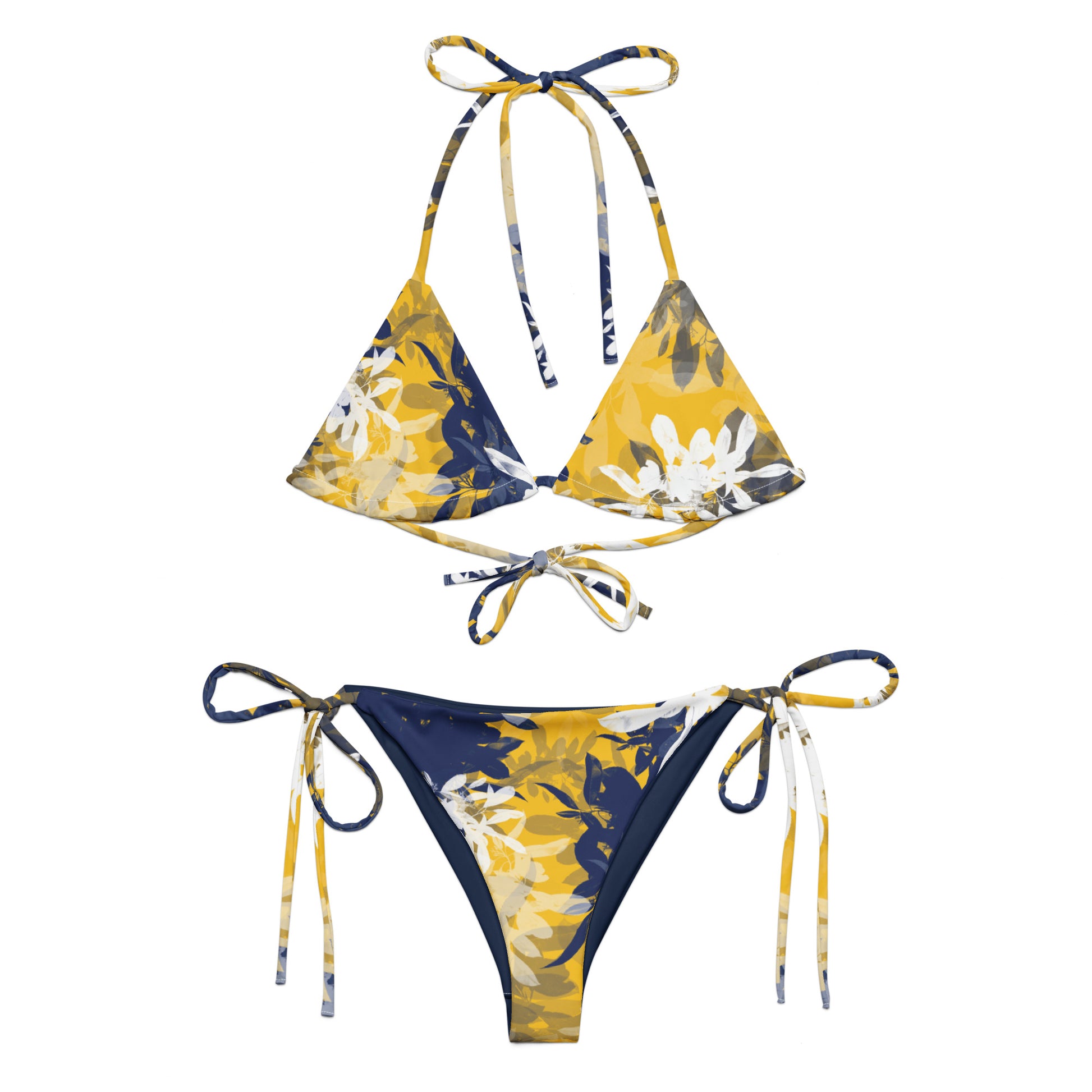 Summer Days - Sustainable string bikini - Swimwear- Print N Stuff - [designed in Turku Finland]