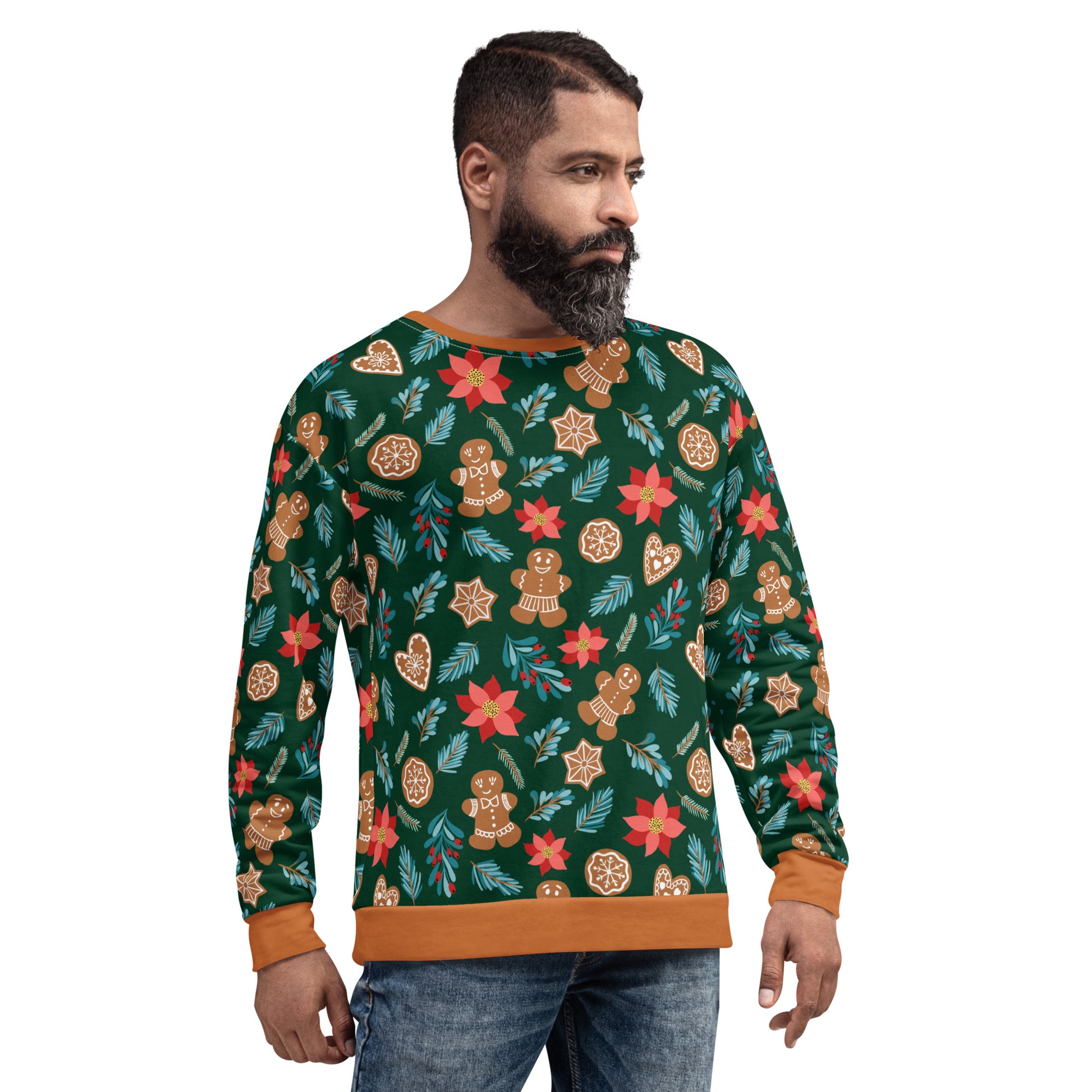 Sweatshirt - Fantasiapiparit / Gingerbread Fantasy - Long Sleeve- Print N Stuff - [designed in Turku Finland]