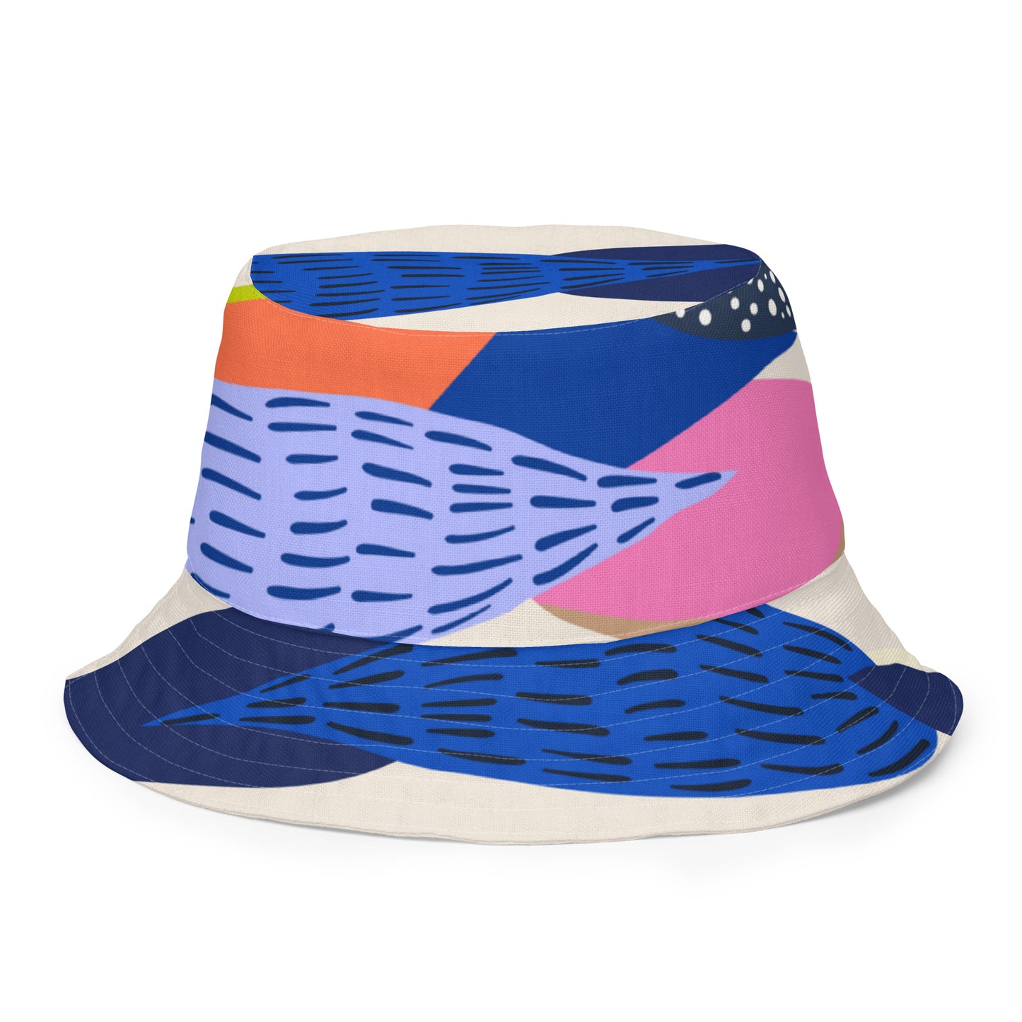 Merilevä - Reversible bucket hat - Hats- Print N Stuff - [designed in Turku Finland]