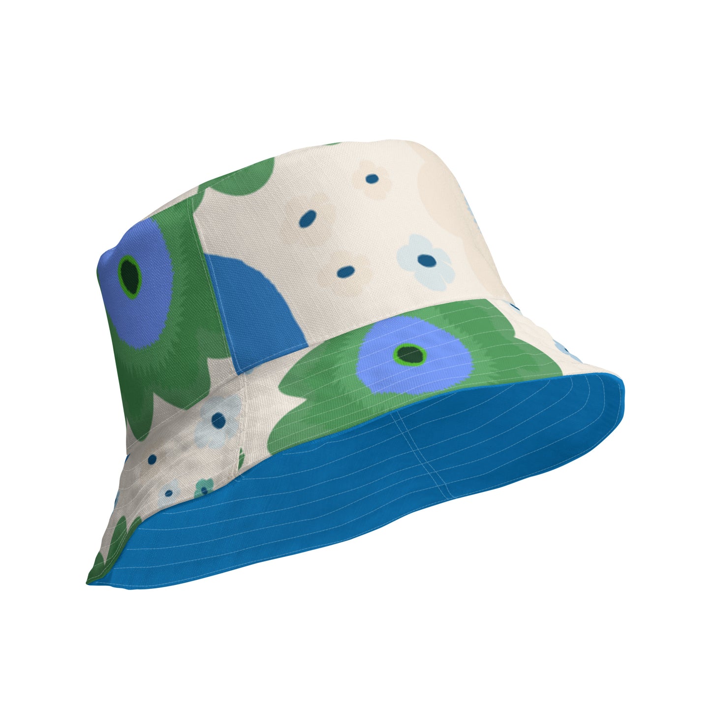 Kevät - Reversible bucket hat - Hats- Print N Stuff - [designed in Turku Finland]