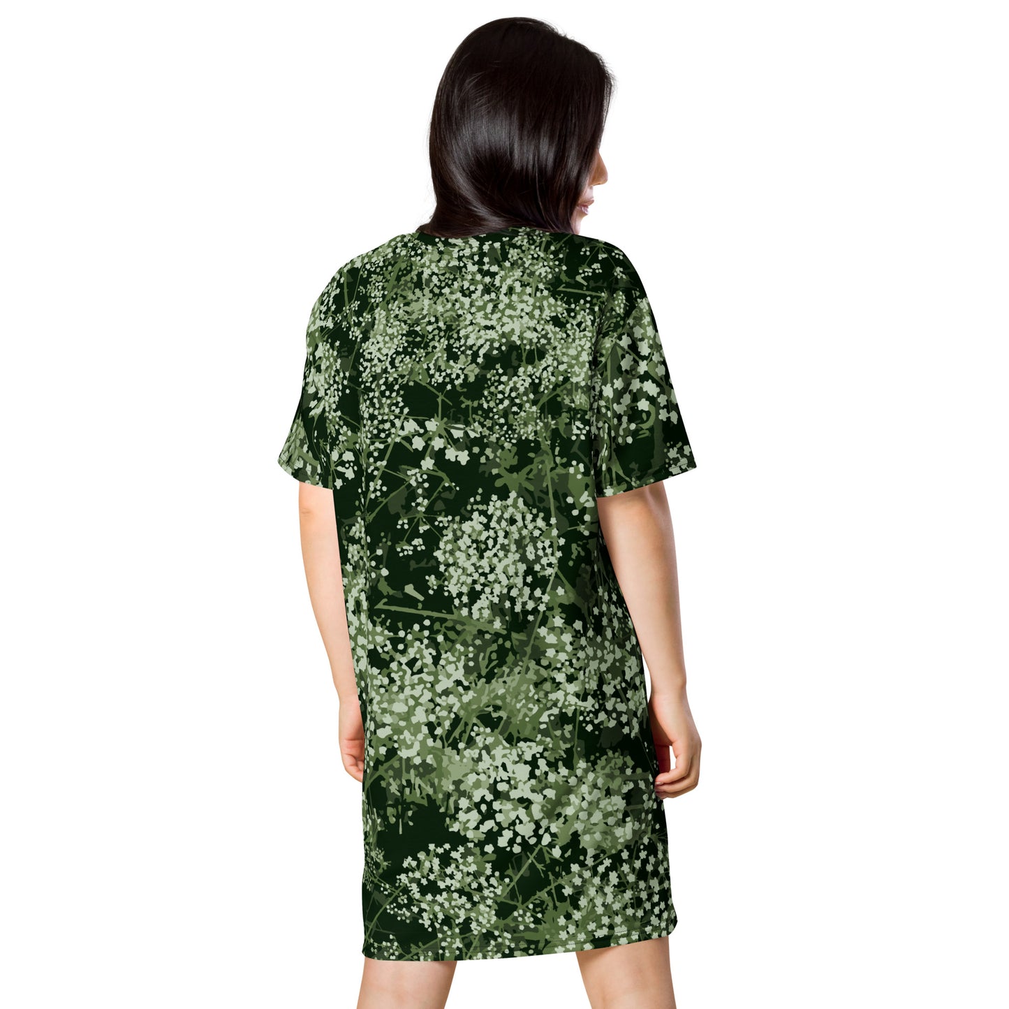 Valkovuokko - T-shirt dress - T-Shirt Dress- Print N Stuff - [designed in Turku Finland]