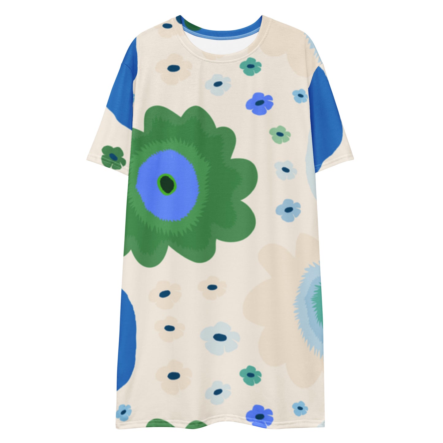Kevät - T-shirt dress - Dresses- Print N Stuff - [designed in Turku Finland]