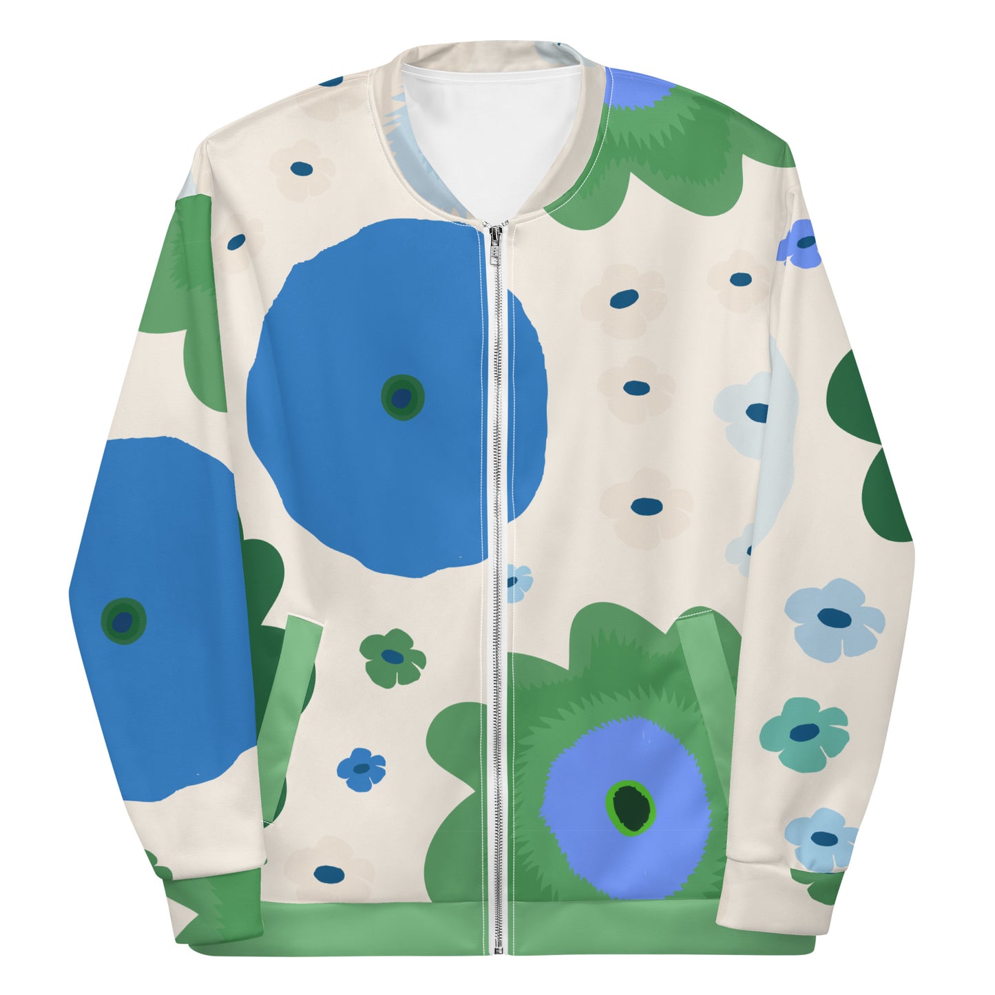 Kevät -Unisex Bomber Jacket - Coats & Jackets- Print N Stuff - [designed in Turku Finland]