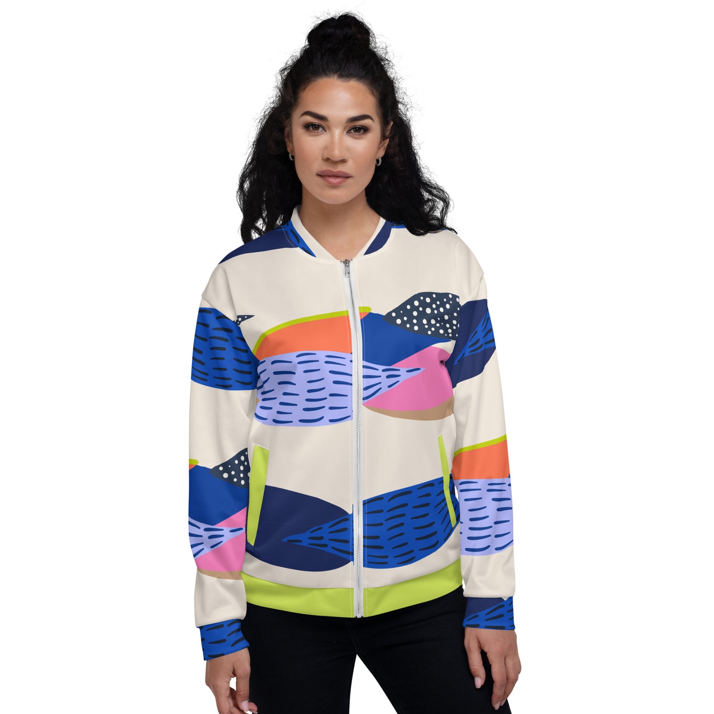 Merilevä - Unisex Bomber Jacket - Coats & Jackets- Print N Stuff - [designed in Turku Finland]