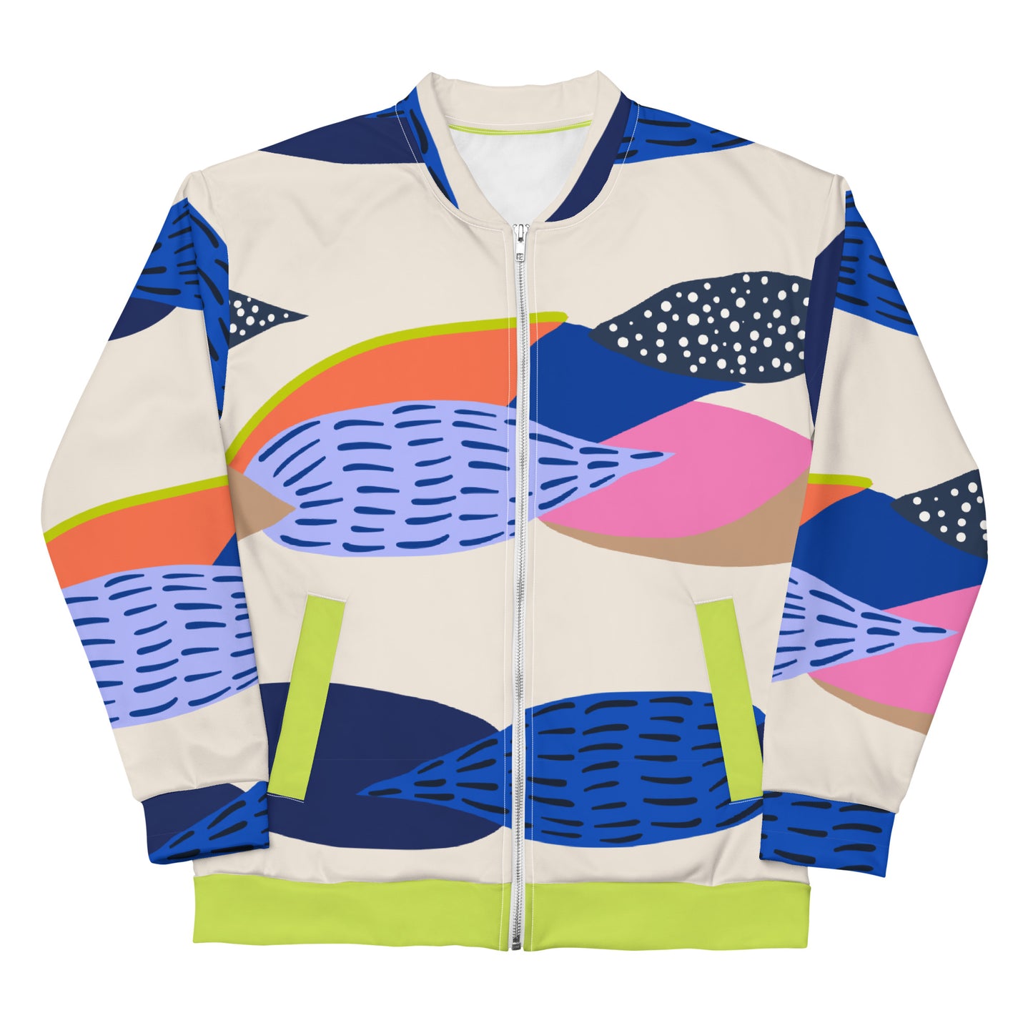 Merilevä - Unisex Bomber Jacket - Coats & Jackets- Print N Stuff - [designed in Turku Finland]