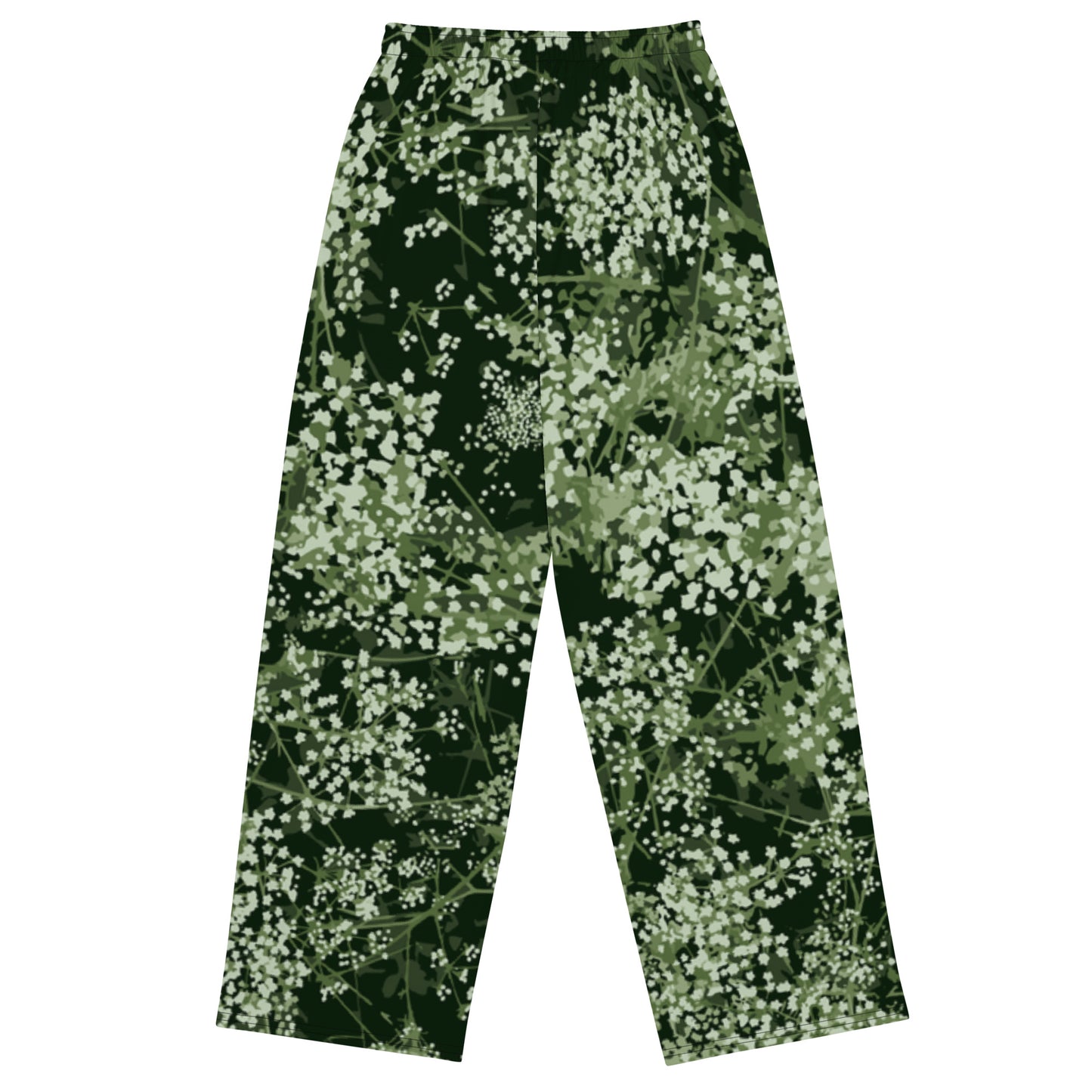 Valkovuokko - Unisex summer wide-leg pants - Pants- Print N Stuff - [designed in Turku Finland]