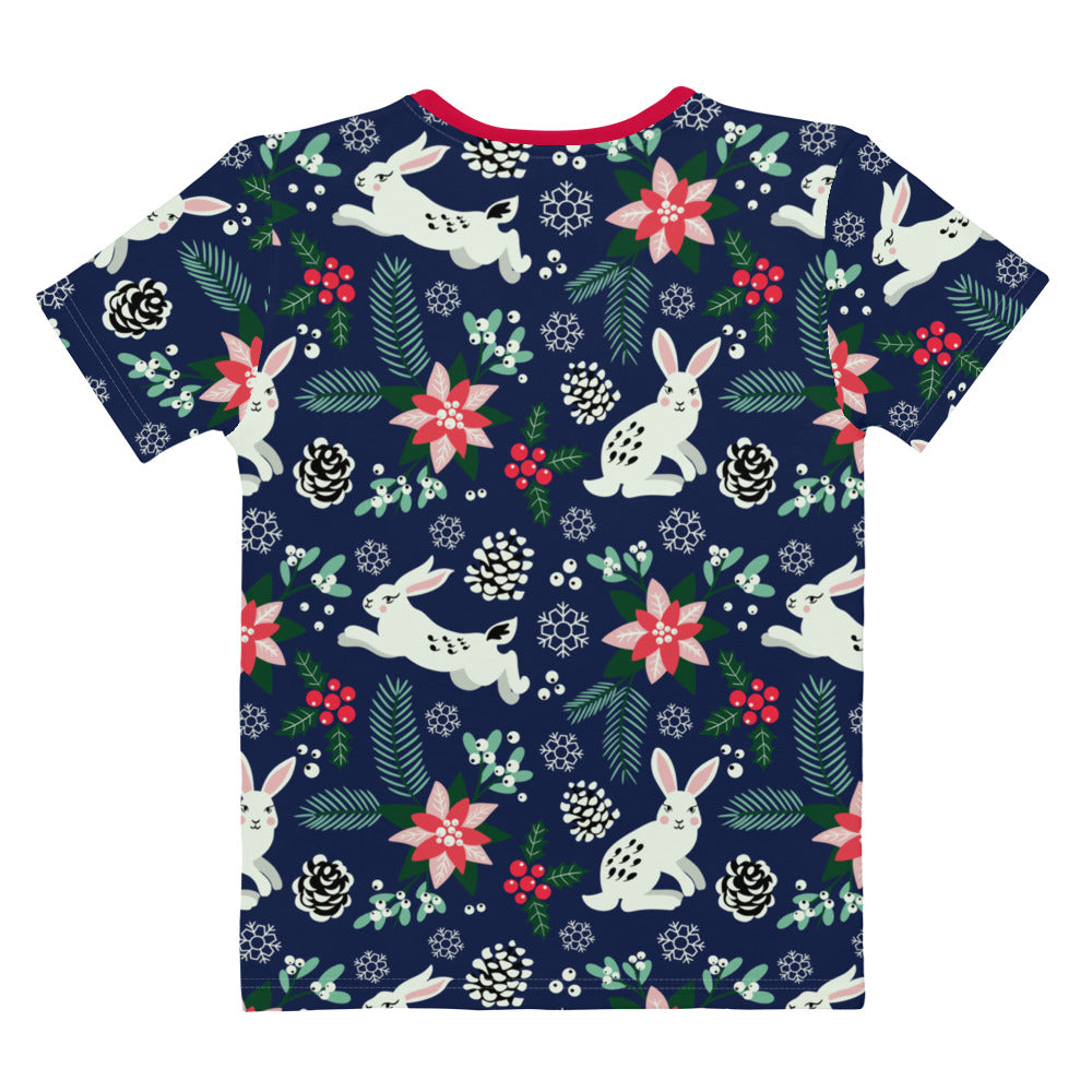 Women's T-shirt - Metsäjanis / Polar Bunny - Shirts & Tops- Print N Stuff - [designed in Turku Finland]