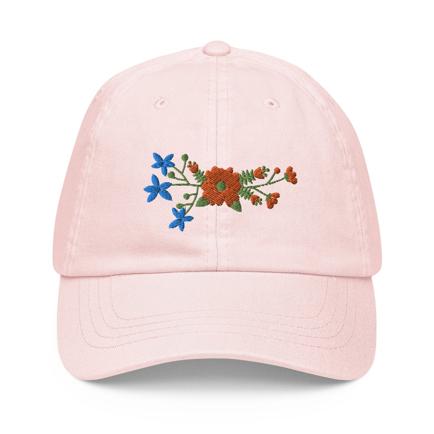 Spring Flowers - Pastel baseball hat - Hats- Print N Stuff - [designed in Turku Finland]
