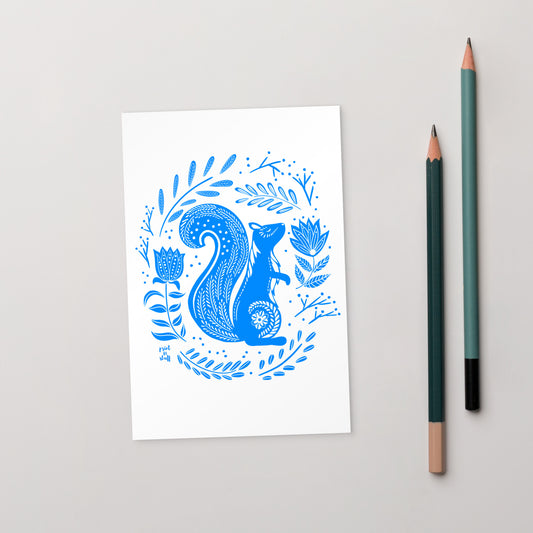 Forest Fairytales - The Squirrel Postcard