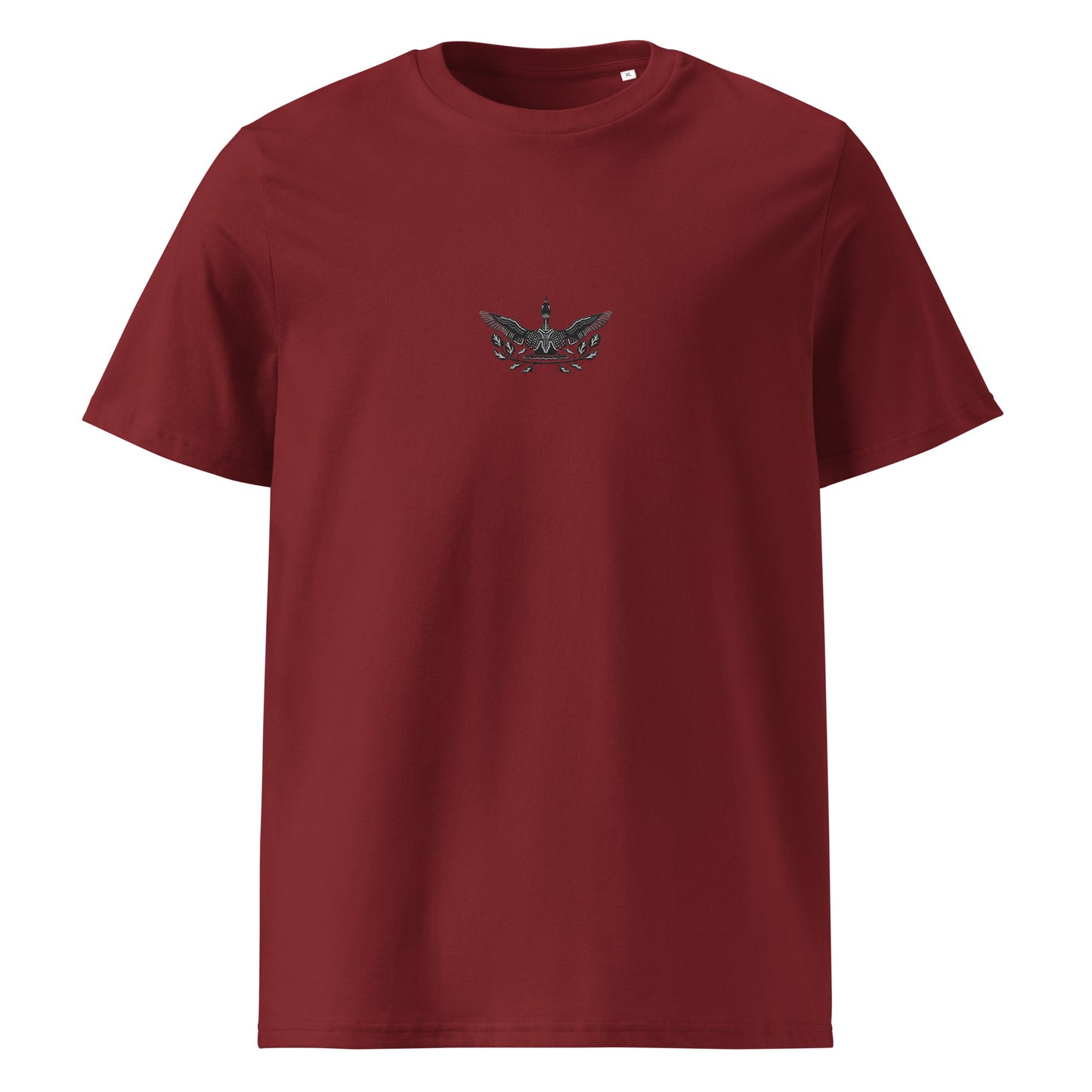 Unisex organic cotton T-shirt with Kuikka Black-throated loon embroidery.	Unisex orgaaninen puuvillat-paita, jossa on Black-throated loon -brodeeraus. Print N Stuff Turku Finalnd