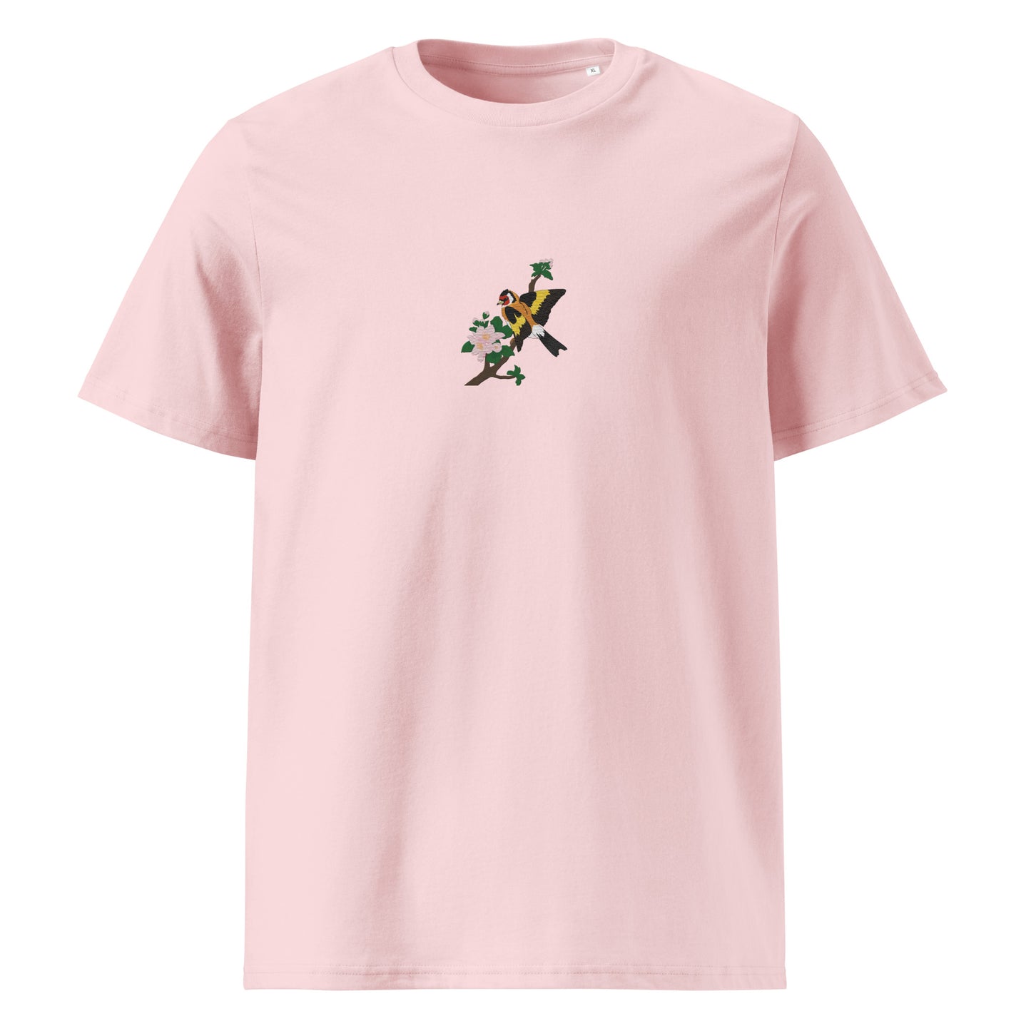 Kultapeippo ja omenapuun kukkia - Unisex luomupuuvillainen t-paita