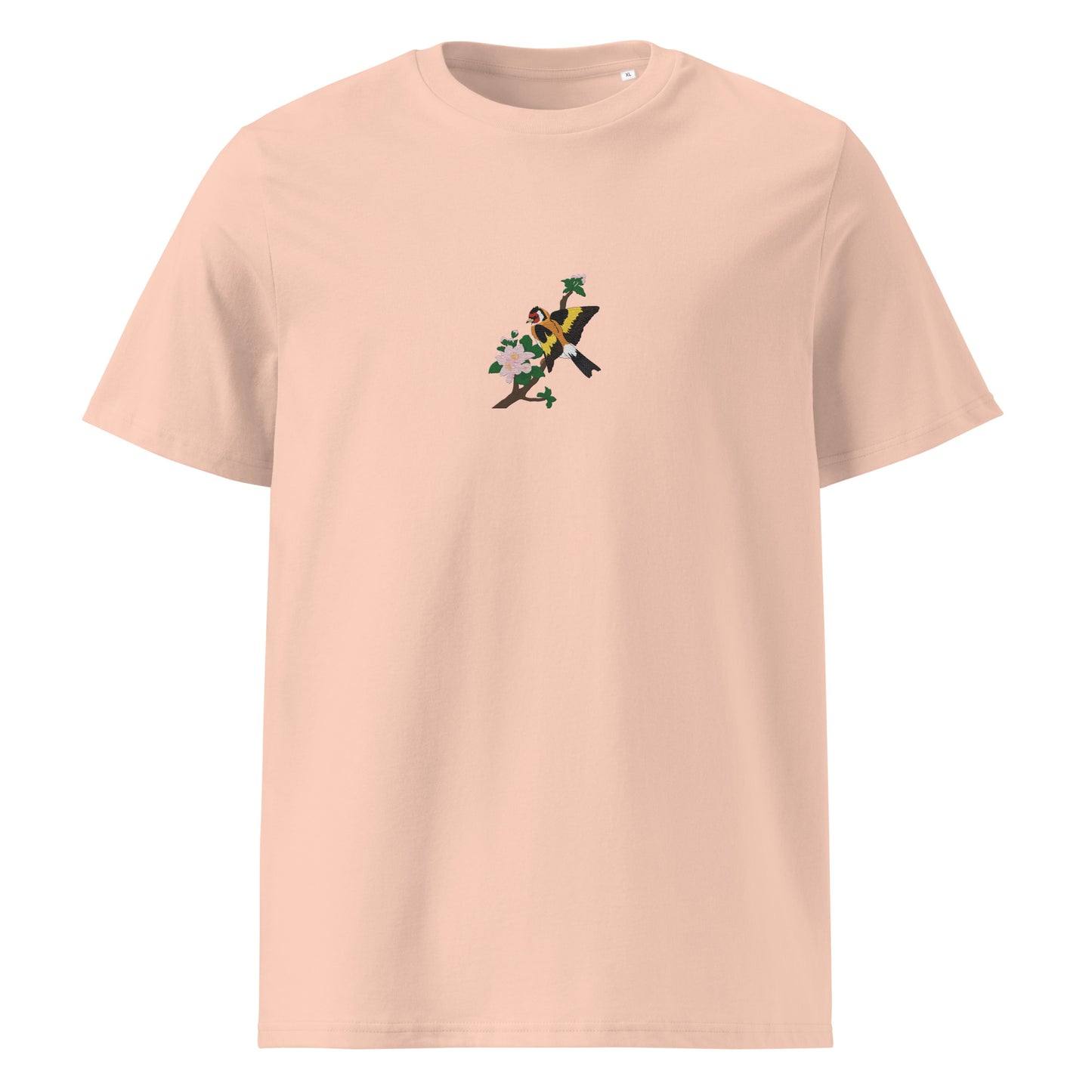 Kultapeippo ja omenapuun kukkia - Unisex luomupuuvillainen t-paita