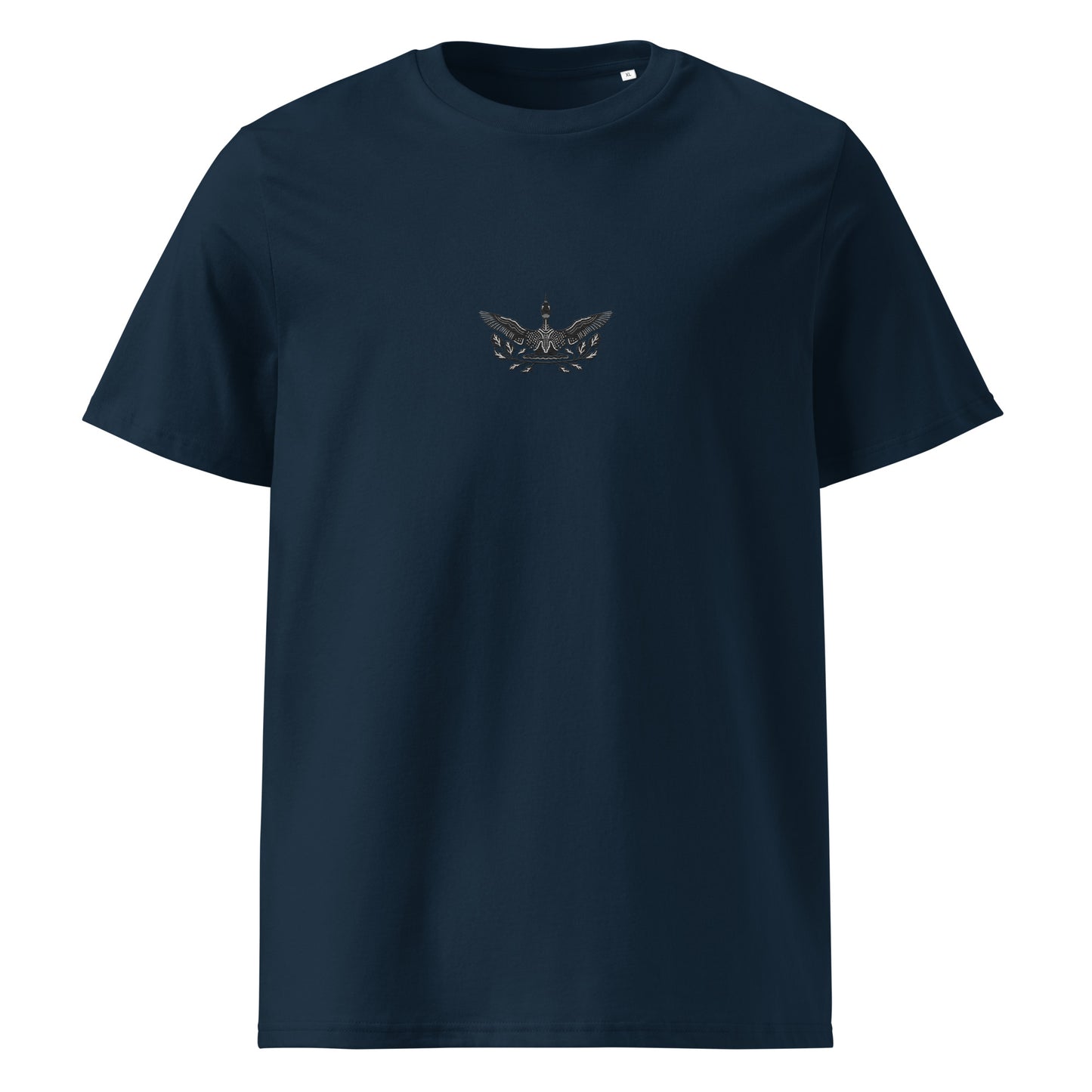 Unisex organic cotton T-shirt with Kuikka Black-throated loon embroidery.	Unisex orgaaninen puuvillat-paita, jossa on Black-throated loon -brodeeraus. Print N Stuff Turku Finalnd