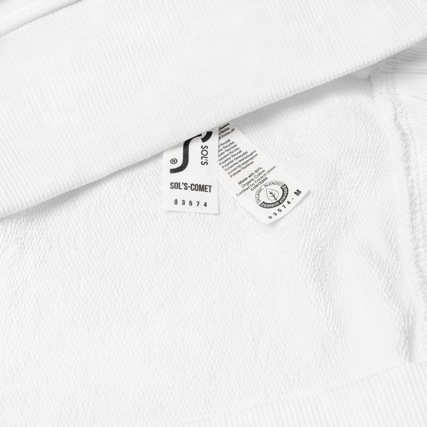 Goldfinch Unisex organic sweatshirt - Long Sleeve- Print N Stuff - [designed in Turku Finland]