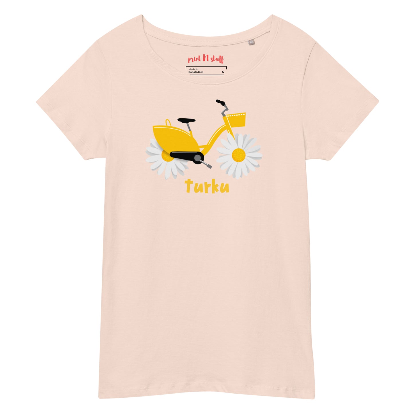 Turku City - Women organic cotton t-shirt - Shirts & Tops- Print N Stuff - [designed in Turku Finland]