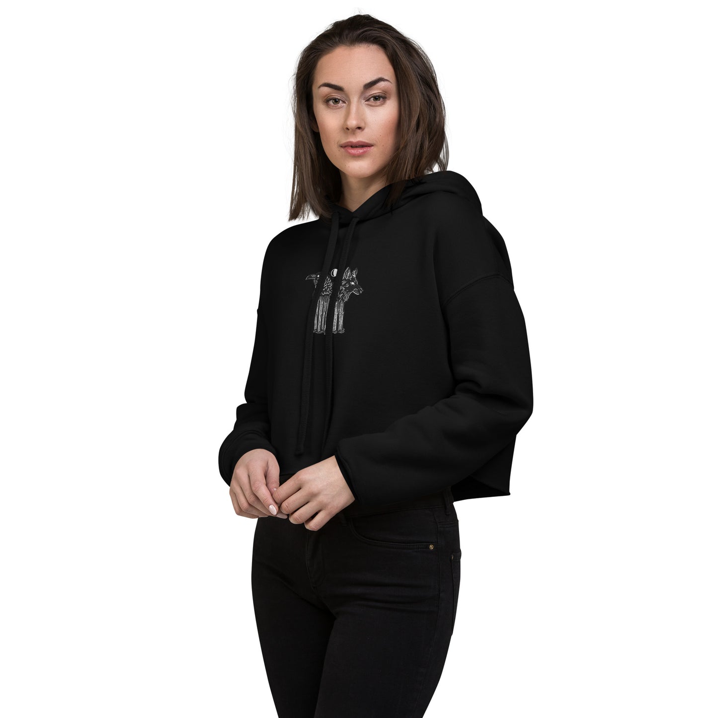 Wild Hunt - Crop Hoodie