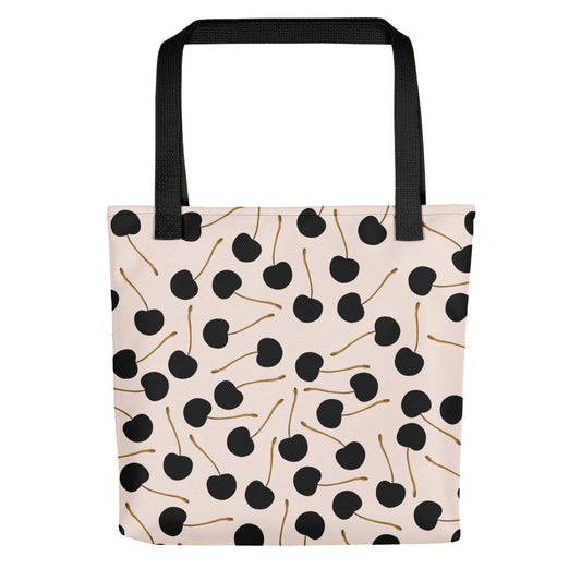 Black Cherries - Tote bag - Bags- Print N Stuff - [designed in Turku FInland]