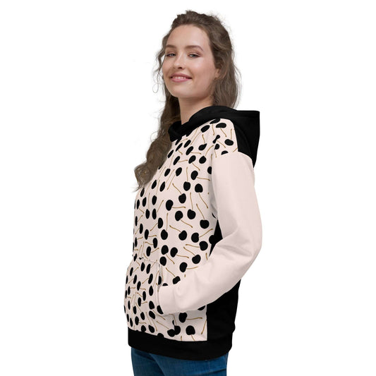 Black Cherries - Unisex Hoodie - Hoodie- Print N Stuff - [designed in Turku FInland]