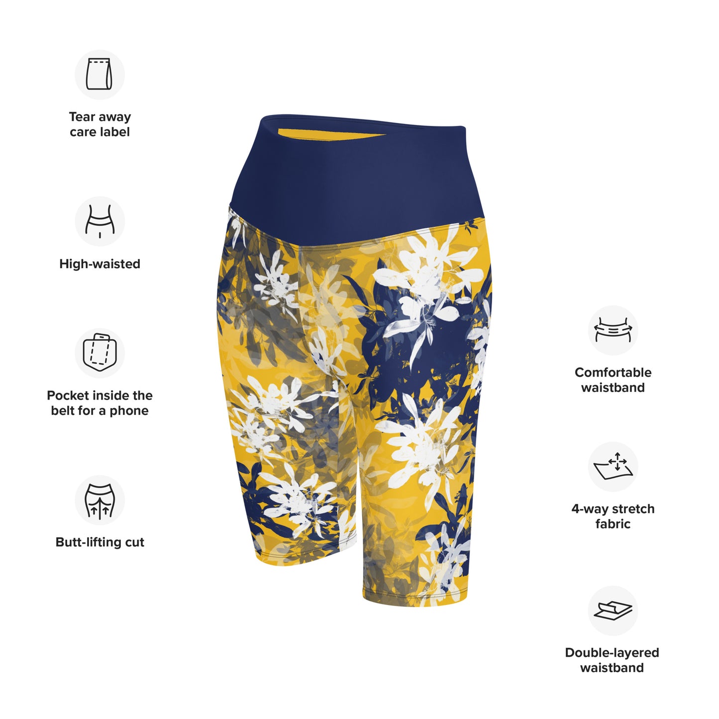 Summer day - Biker Shorts - Shorts- Print N Stuff - [designed in Turku FInland]