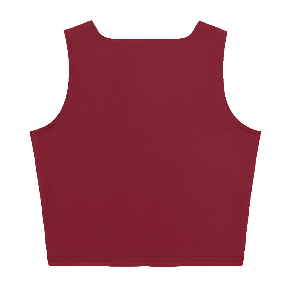 Lovely doves - Crop Top - Deep Red - Shirts & Tops- Print N Stuff - [designed in Turku FInland]