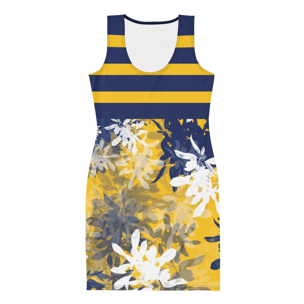 Summer day - Body Fitting Dress - Dresses- Print N Stuff - [designed in Turku FInland]
