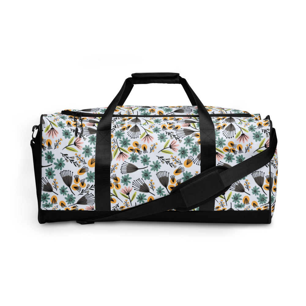 Summer Flowers - Duffle bag - Bags- Print N Stuff - [designed in Turku FInland]