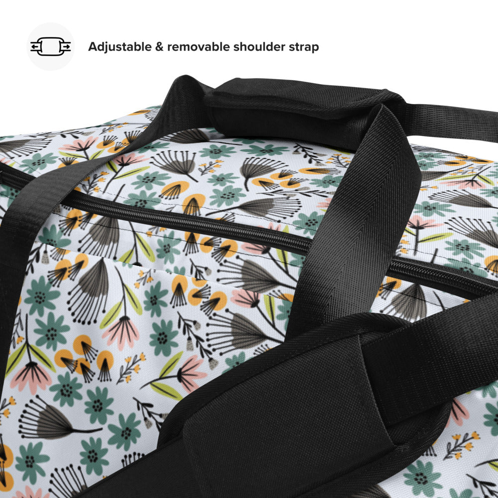 Summer Flowers - Duffle bag - Bags- Print N Stuff - [designed in Turku FInland]