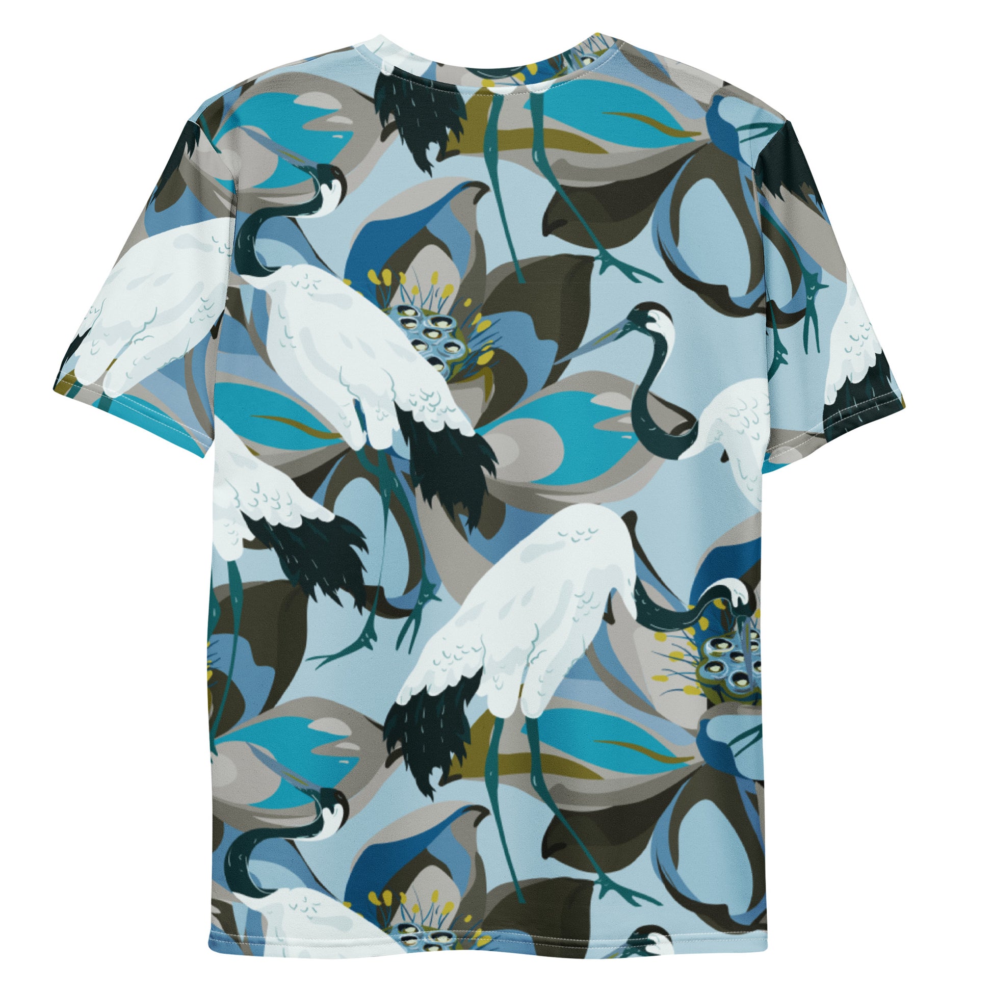 Kurki (Crane) - Men's t-shirt - T-shirt- Print N Stuff - [designed in Turku FInland]